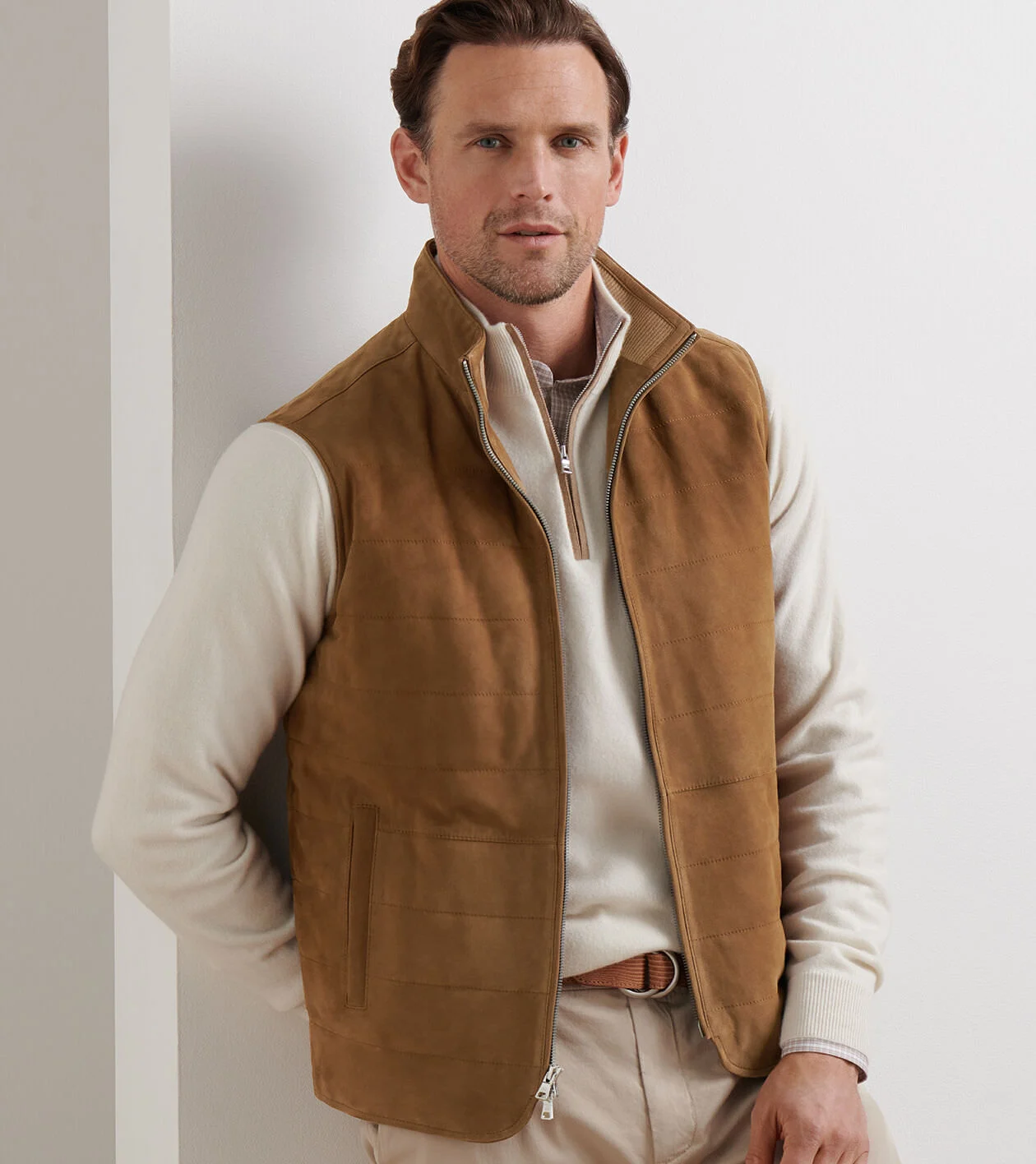 Featherweight Suede Vest