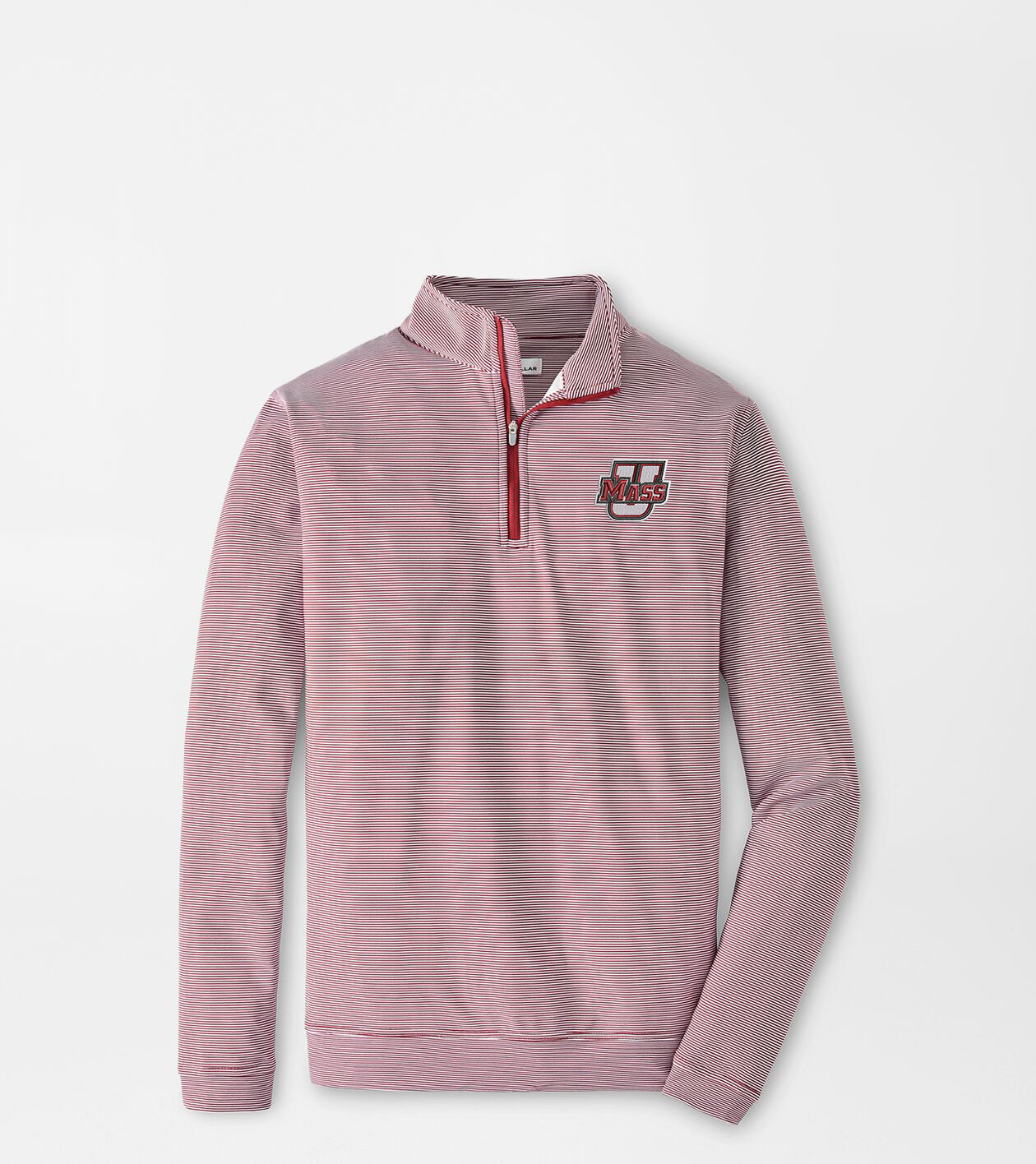 UMass Perth Mini-Stripe Performance Pullover 1 UMass Perth Mini-Stripe Performance Pullover