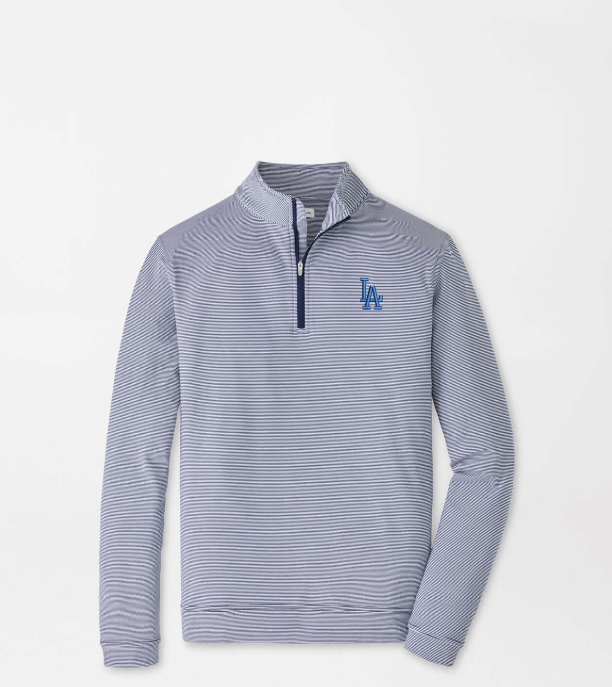 Los Angeles Dodgers Perth Sugar Stripe Performance Quarter-Zip