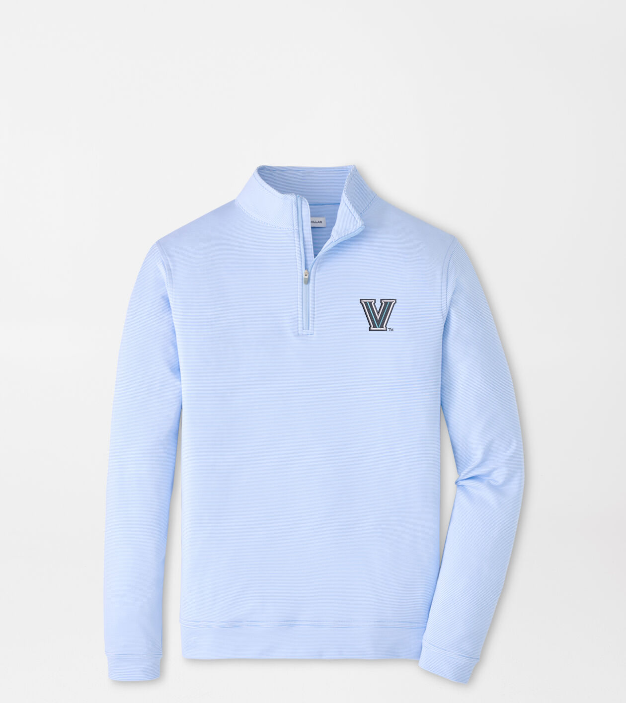 Villanova Perth Sugar Stripe Performance Quarter-Zip