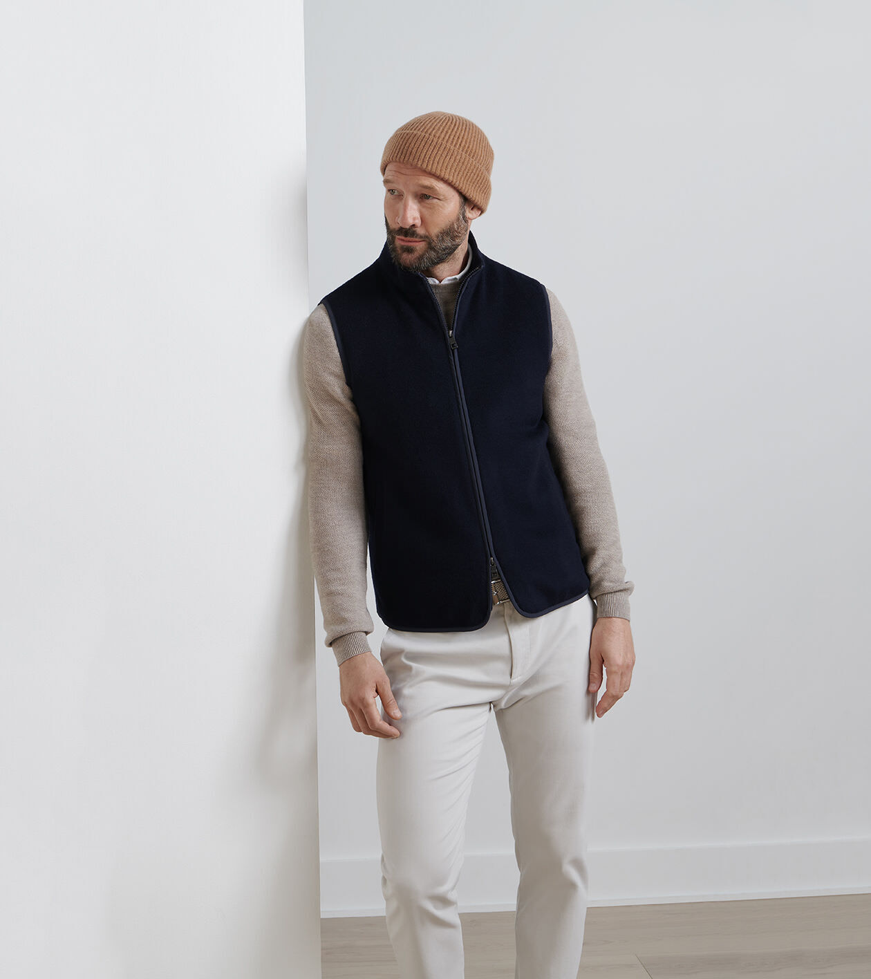 Cashmere Rib Beanie 2 Cashmere Rib Beanie