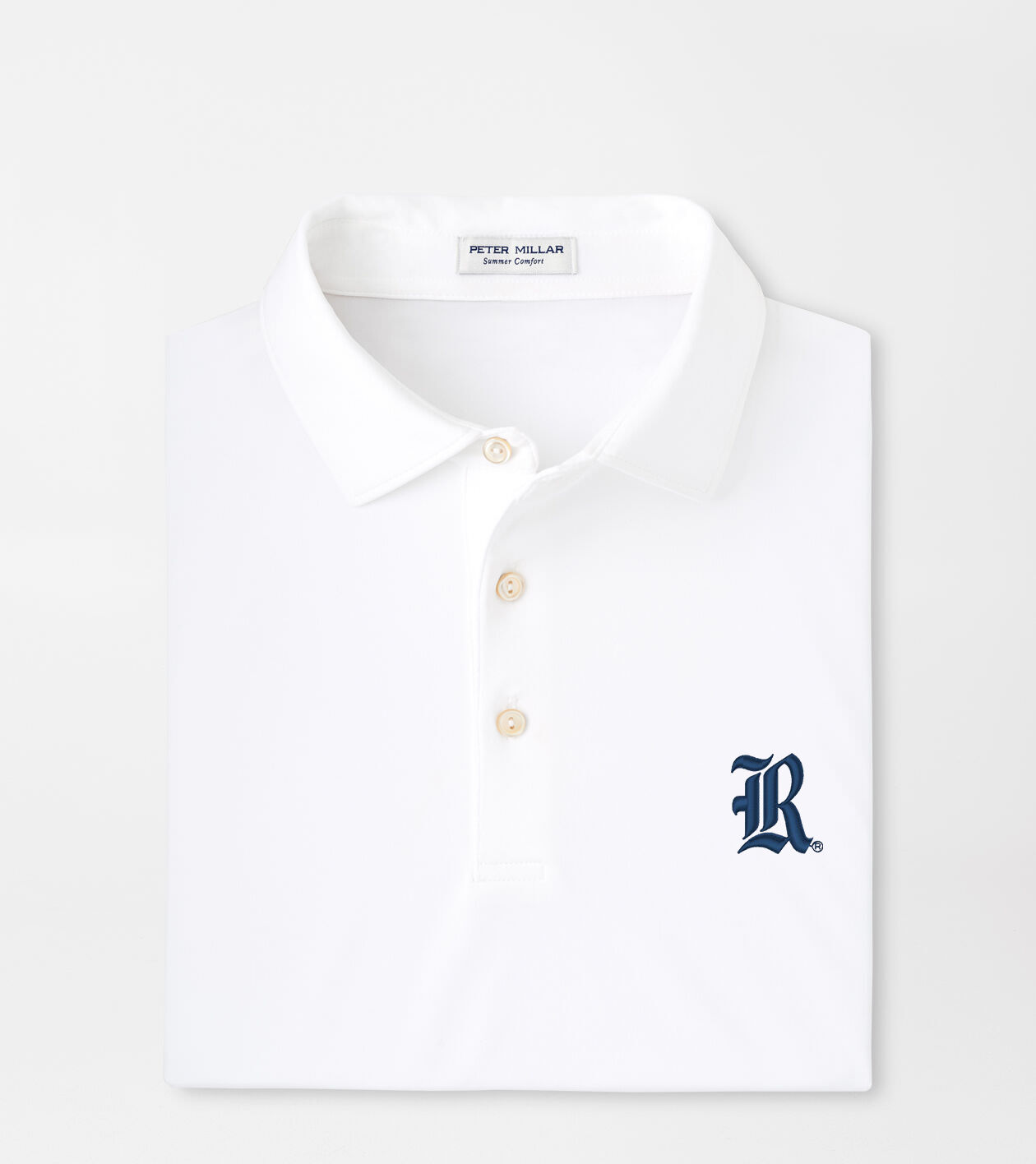 Rice Solid Performance Jersey Polo (Sean Self Collar)