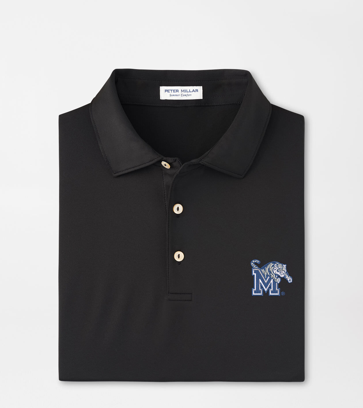 Memphis Solid Performance Jersey Polo (Sean Self Collar)
