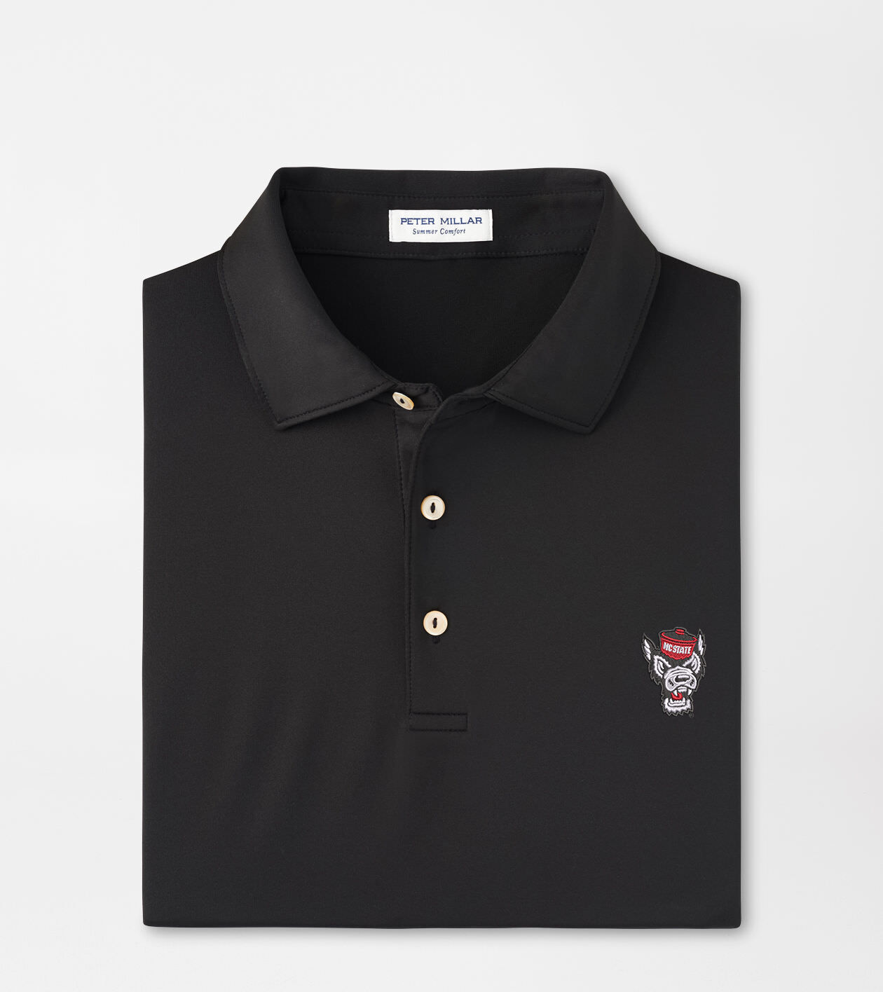 NC State Wolfpack Solid Performance Jersey Polo 1 NC State Wolfpack Solid Performance Jersey Polo