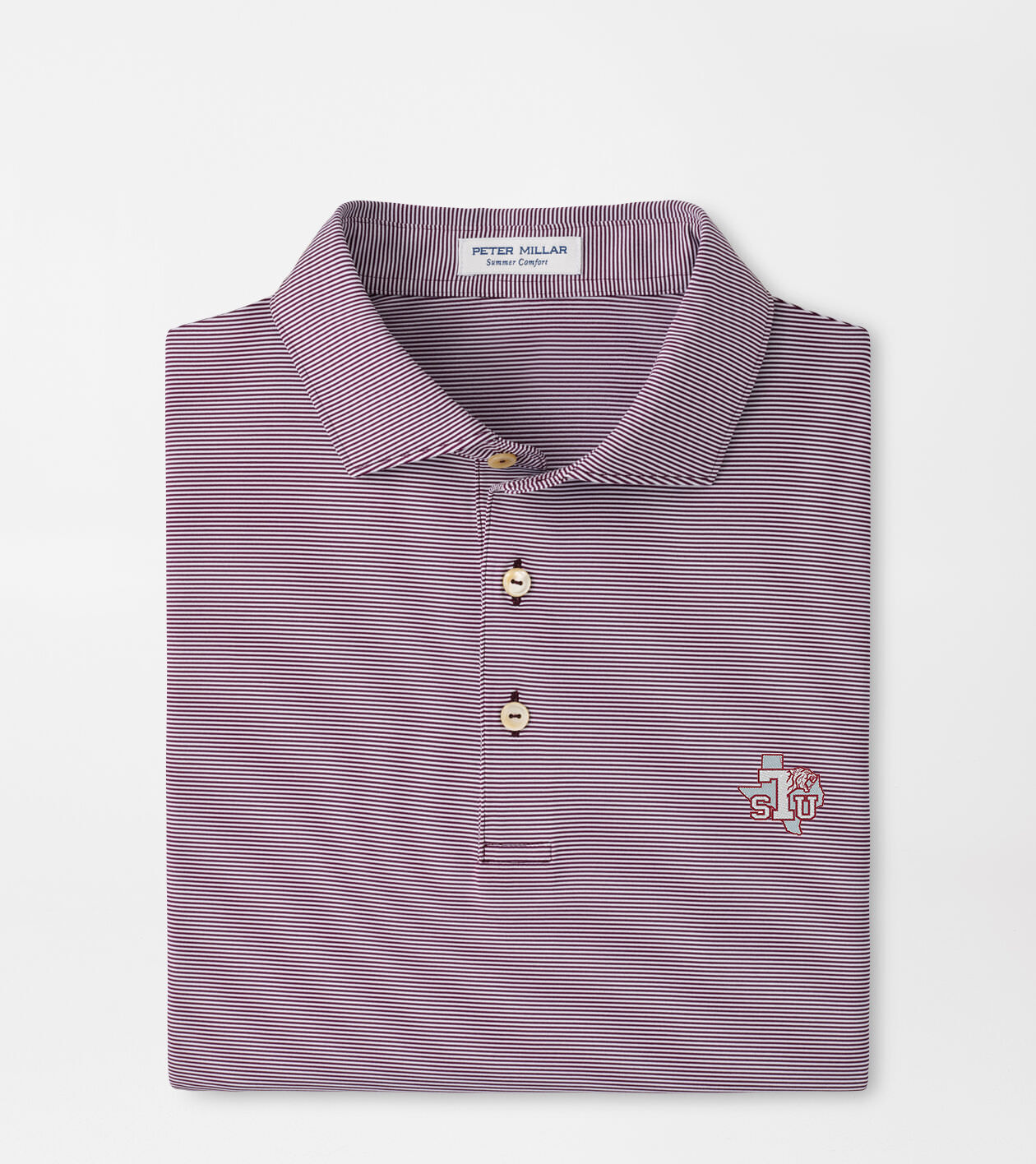 Texas Southern Jubilee Stripe Performance Polo