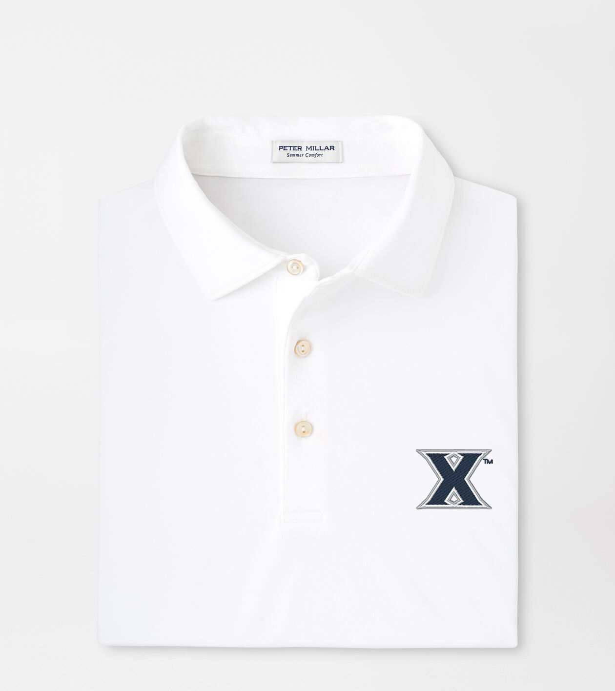 Xavier Solid Performance Jersey Polo (Sean Self Collar) 1 Xavier Solid Performance Jersey Polo (Sean Self Collar)