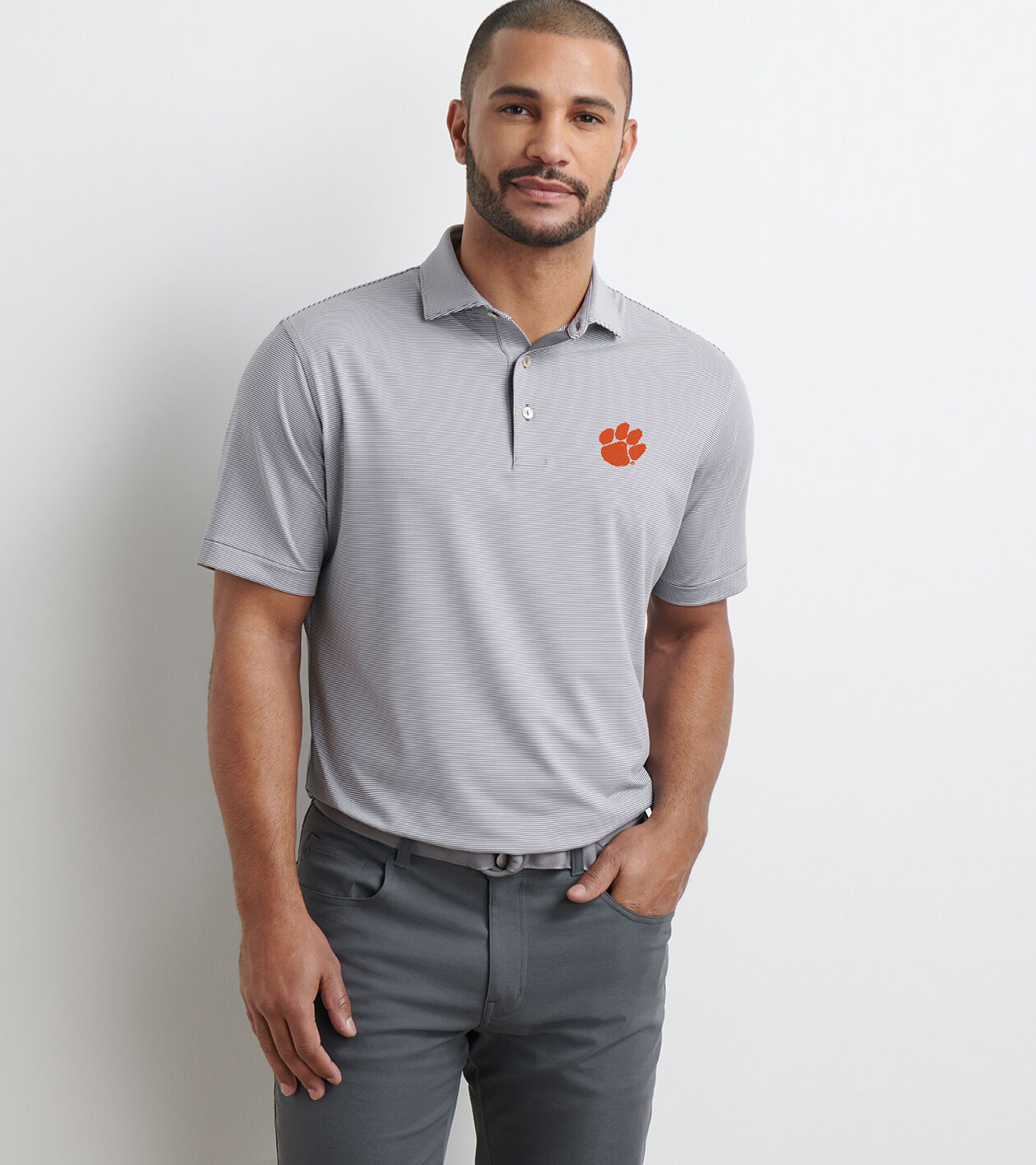 Clemson Jubilee Performance Jersey Polo 1 Clemson Jubilee Performance Jersey Polo