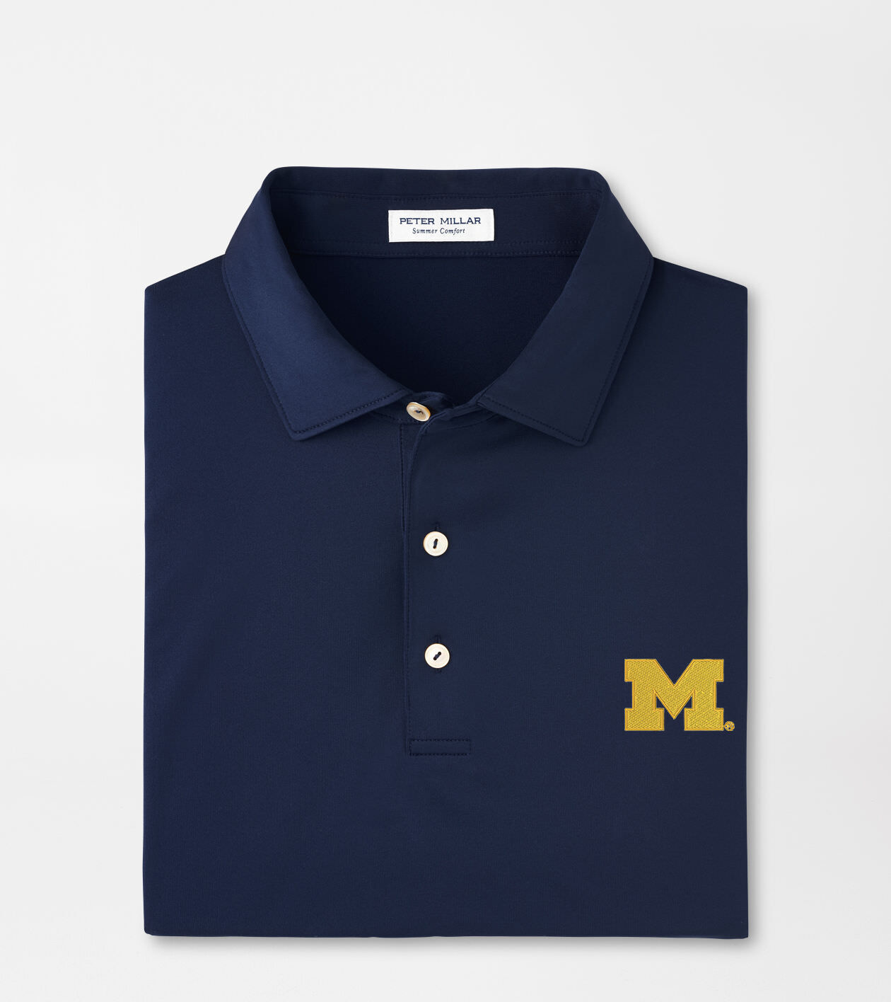 Michigan Solid Performance Jersey Polo