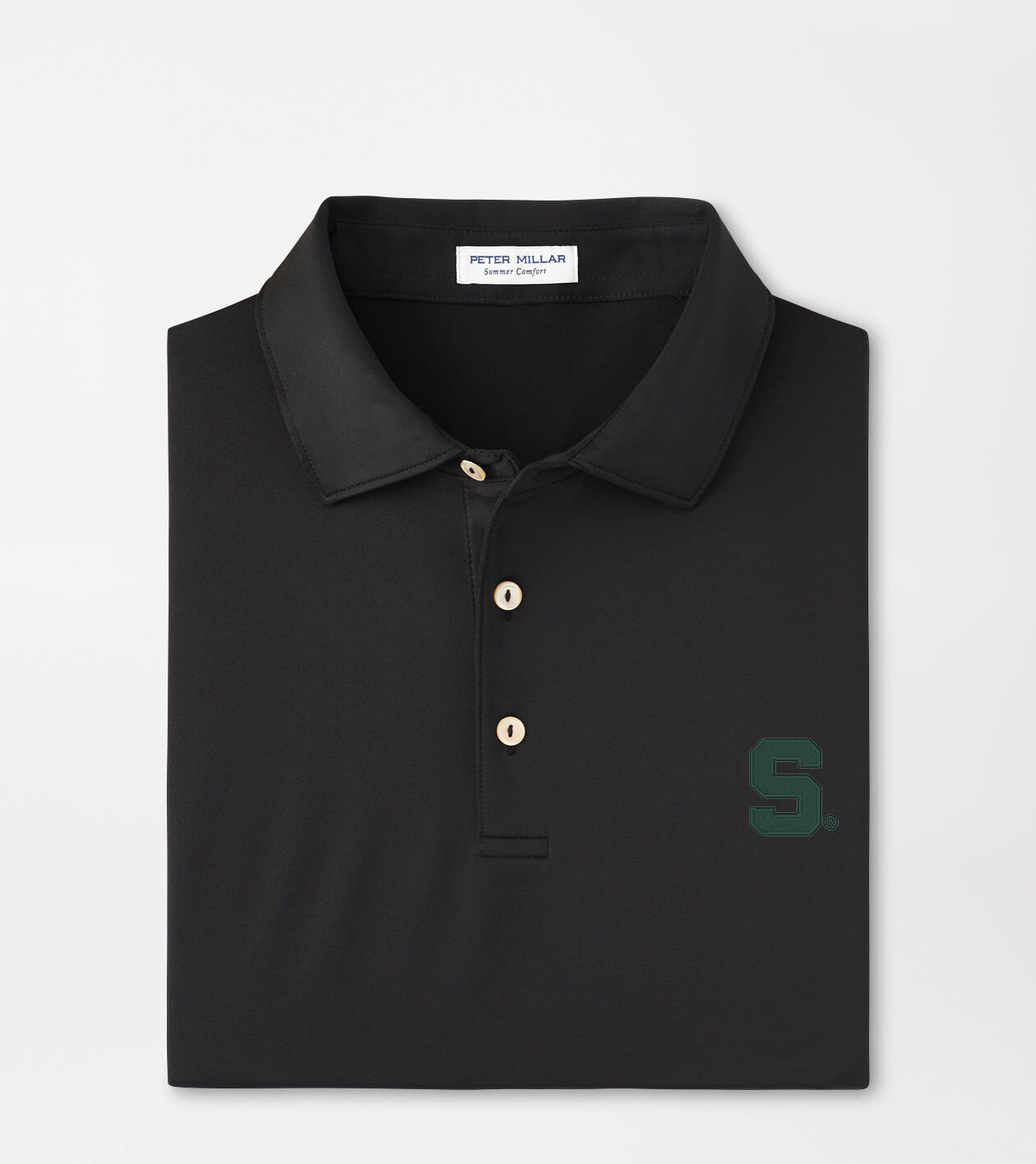Michigan State Solid Performance Jersey Polo