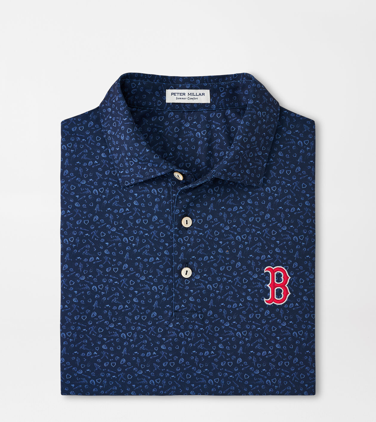 Boston Red Sox Batter Up Performance Jersey Polo 1 Boston Red Sox Batter Up Performance Jersey Polo