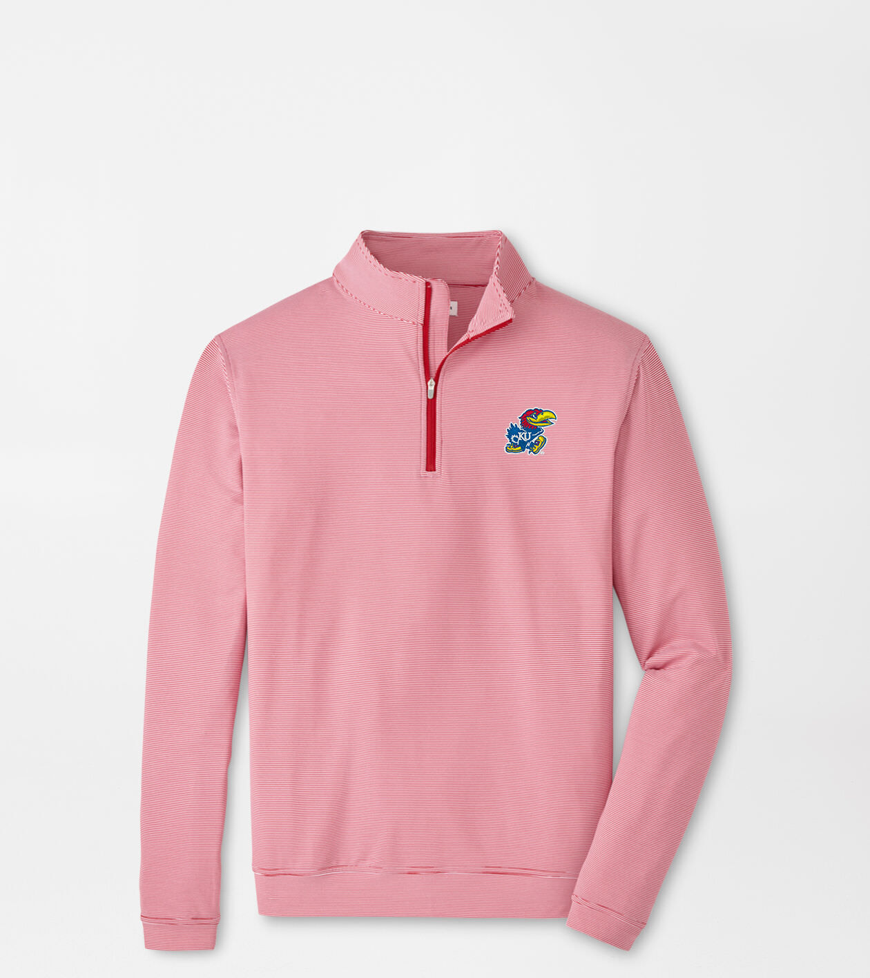 Kansas Game Day Perth Sugar Stripe Performance Quarter-Zip