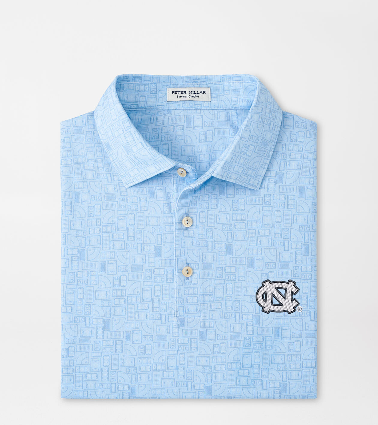 UNC Chapel Hill Out of Bounds Performance Jersey Polo 1 UNC Chapel Hill Out of Bounds Performance Jersey Polo