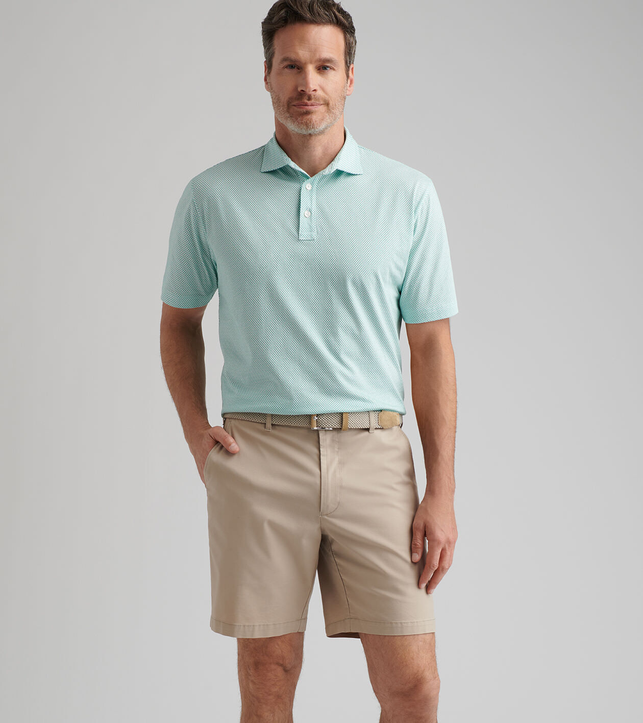 Arch Print Crown Comfort Cotton Polo 2 Arch Print Crown Comfort Cotton Polo