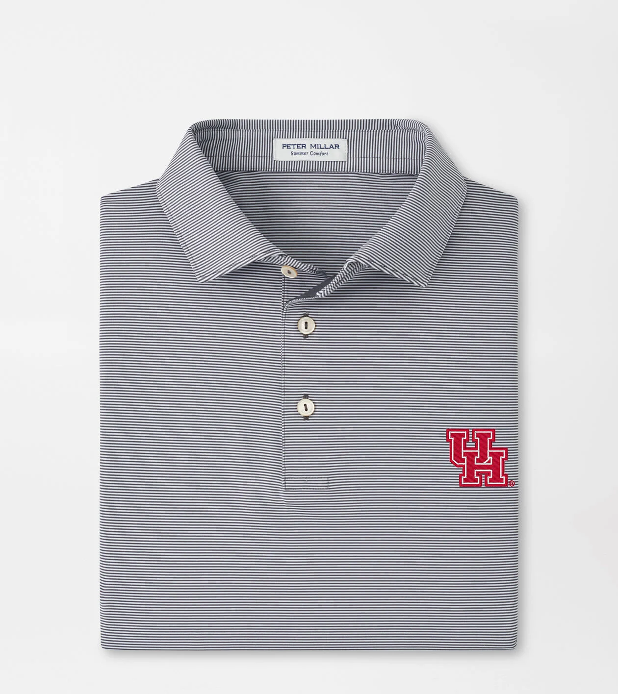 Houston Jubilee Stripe Performance Polo 1 Houston Jubilee Stripe Performance Polo