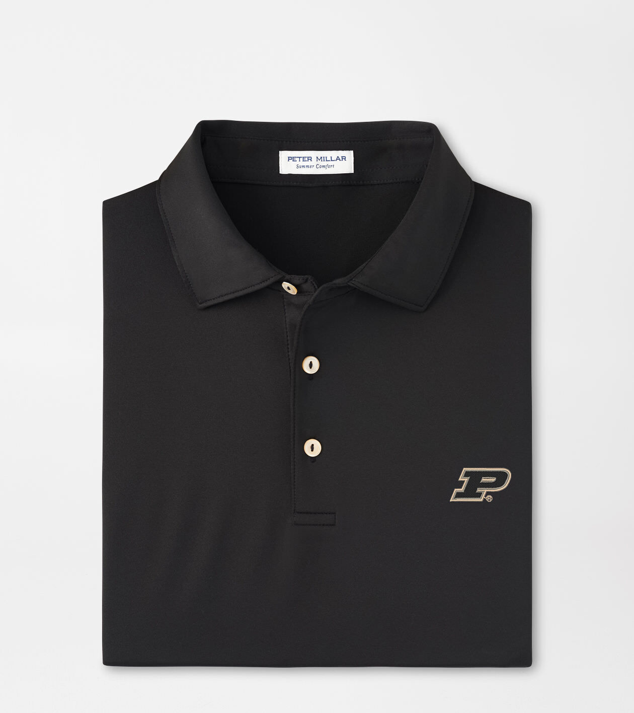 Purdue Solid Performance Jersey Polo 1 Purdue Solid Performance Jersey Polo