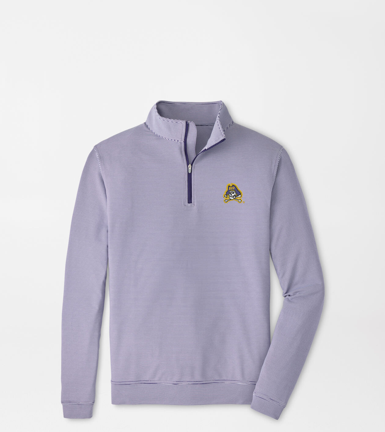 East Carolina University Game Day Perth Sugar Stripe Performance Quarter-Zip