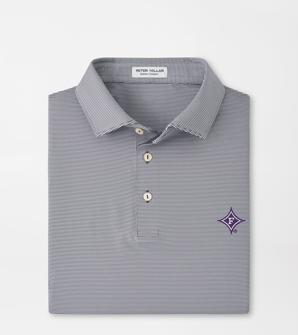 Furman Jubilee Stripe Performance Polo
