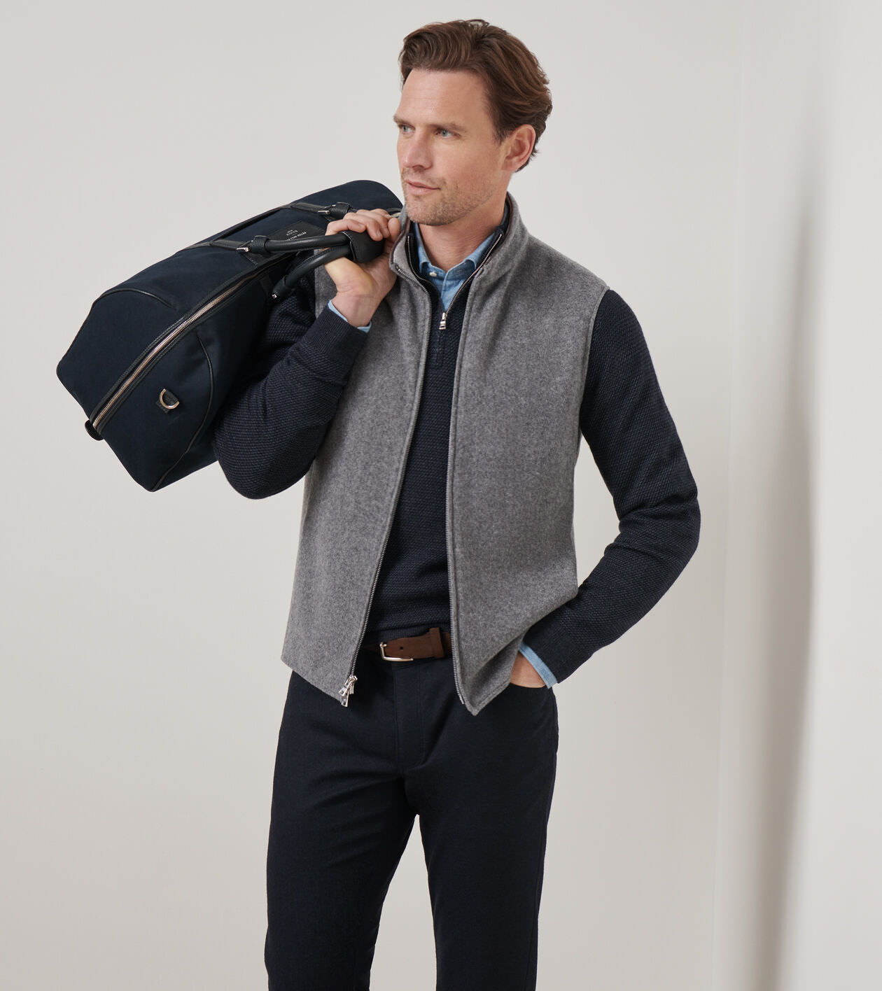 Artisan Crafted Cashmere Vest