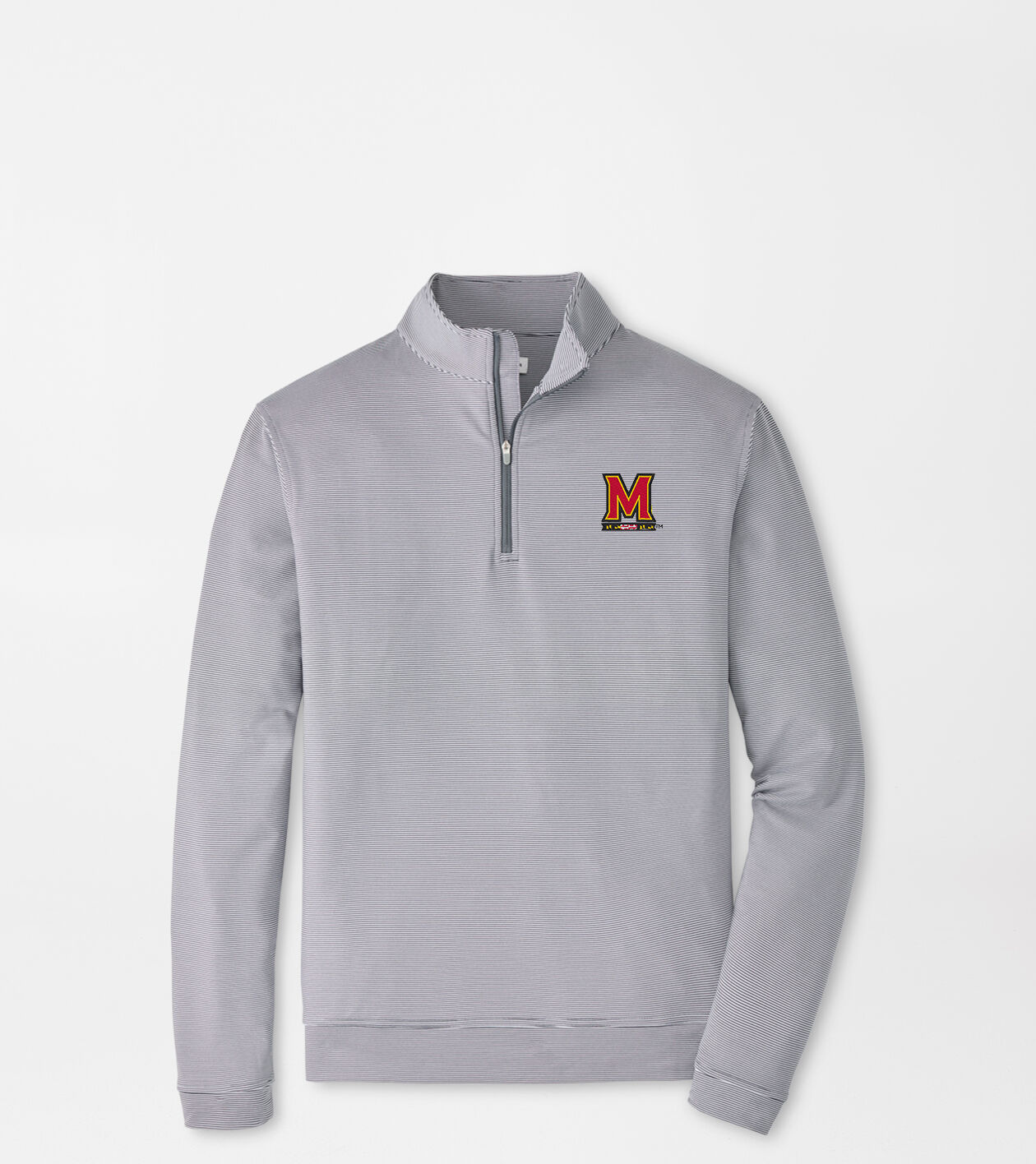 Maryland Perth Mini-Stripe Performance Pullover
