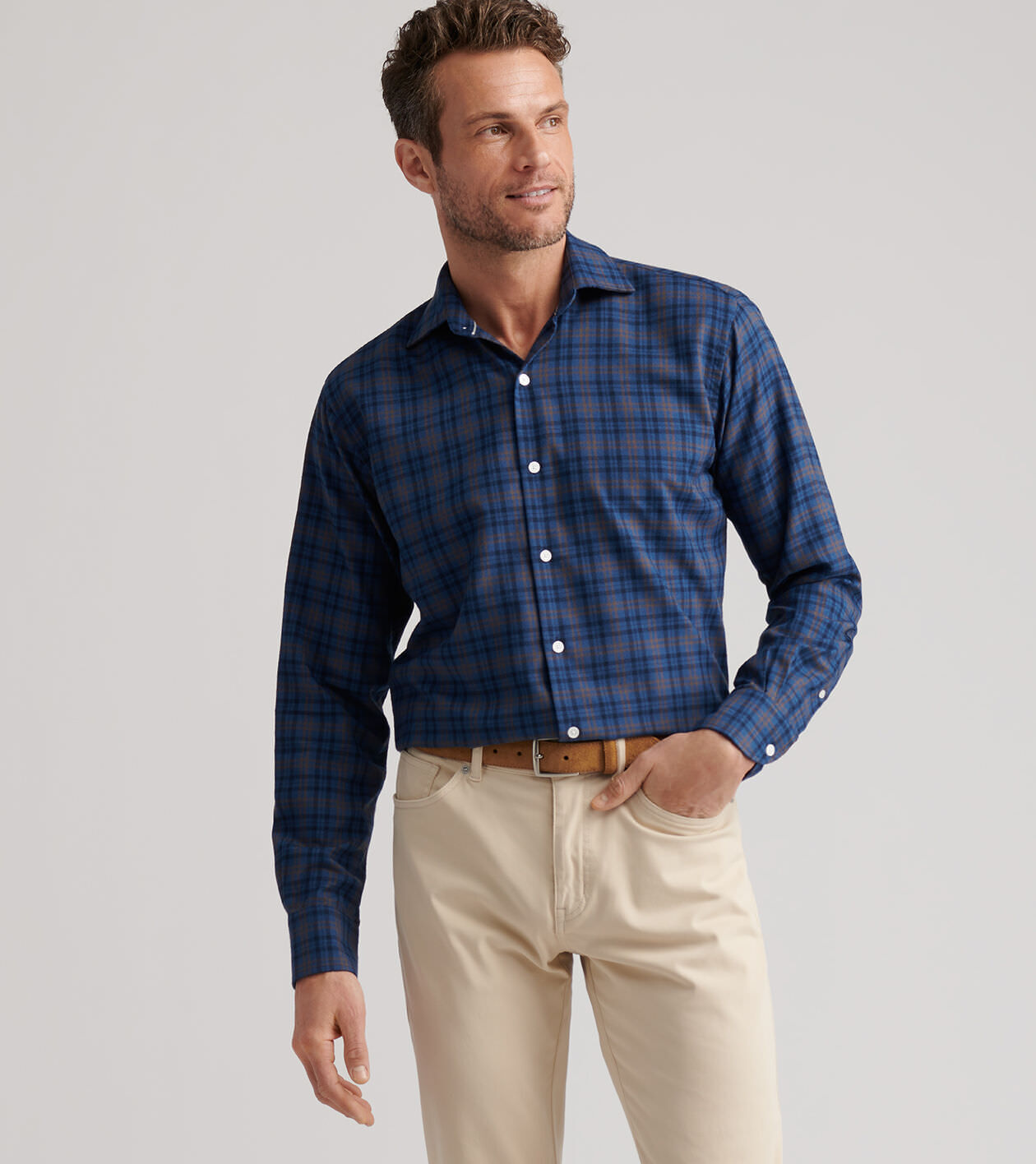 Bar Harbor Performance Flannel Sport Shirt 6 Bar Harbor Performance Flannel Sport Shirt
