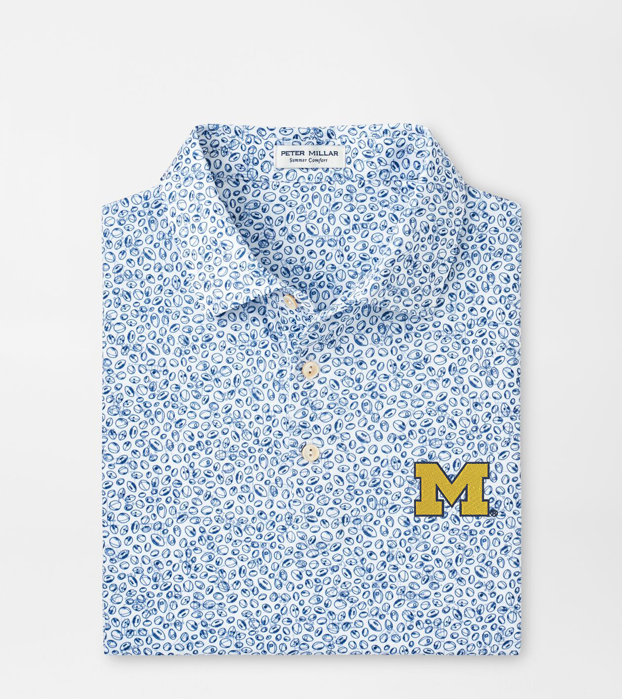 Michigan Blitz Performance Polo 1 Michigan Blitz Performance Polo
