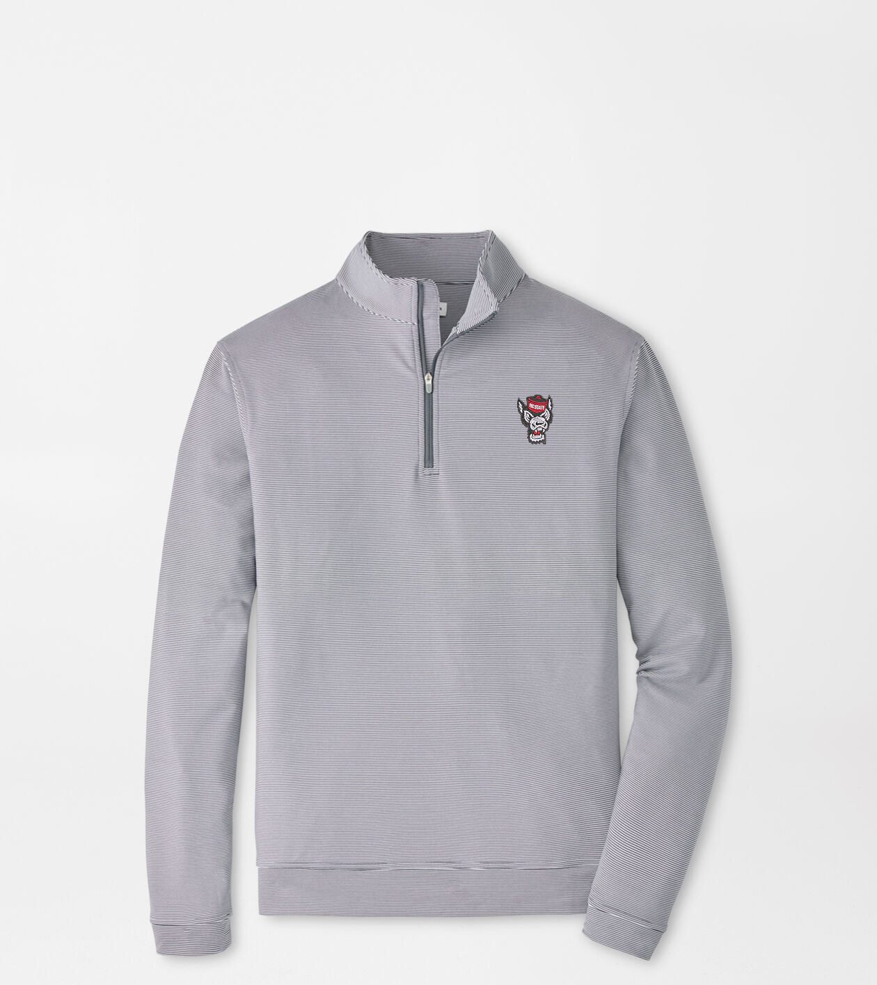 NC State Wolfpack Perth Sugar Stripe Performance Quarter-Zip