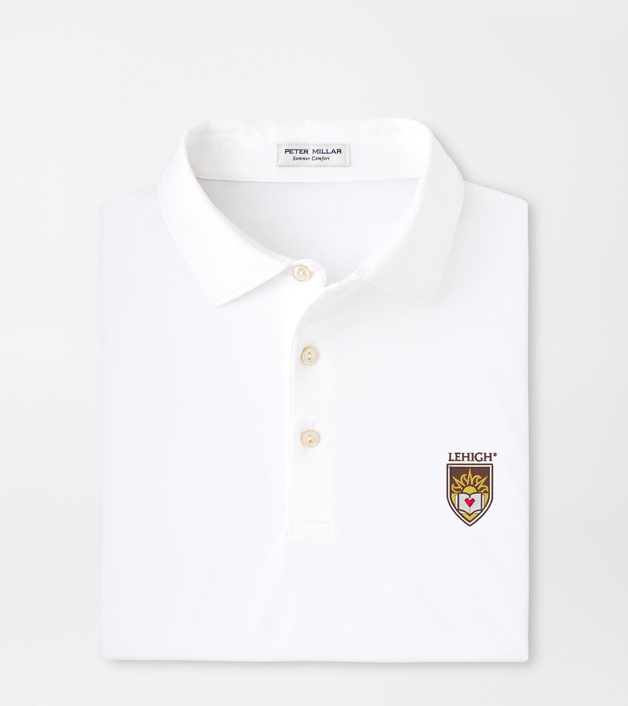 Lehigh Solid Performance Jersey Polo (Sean Self Collar)