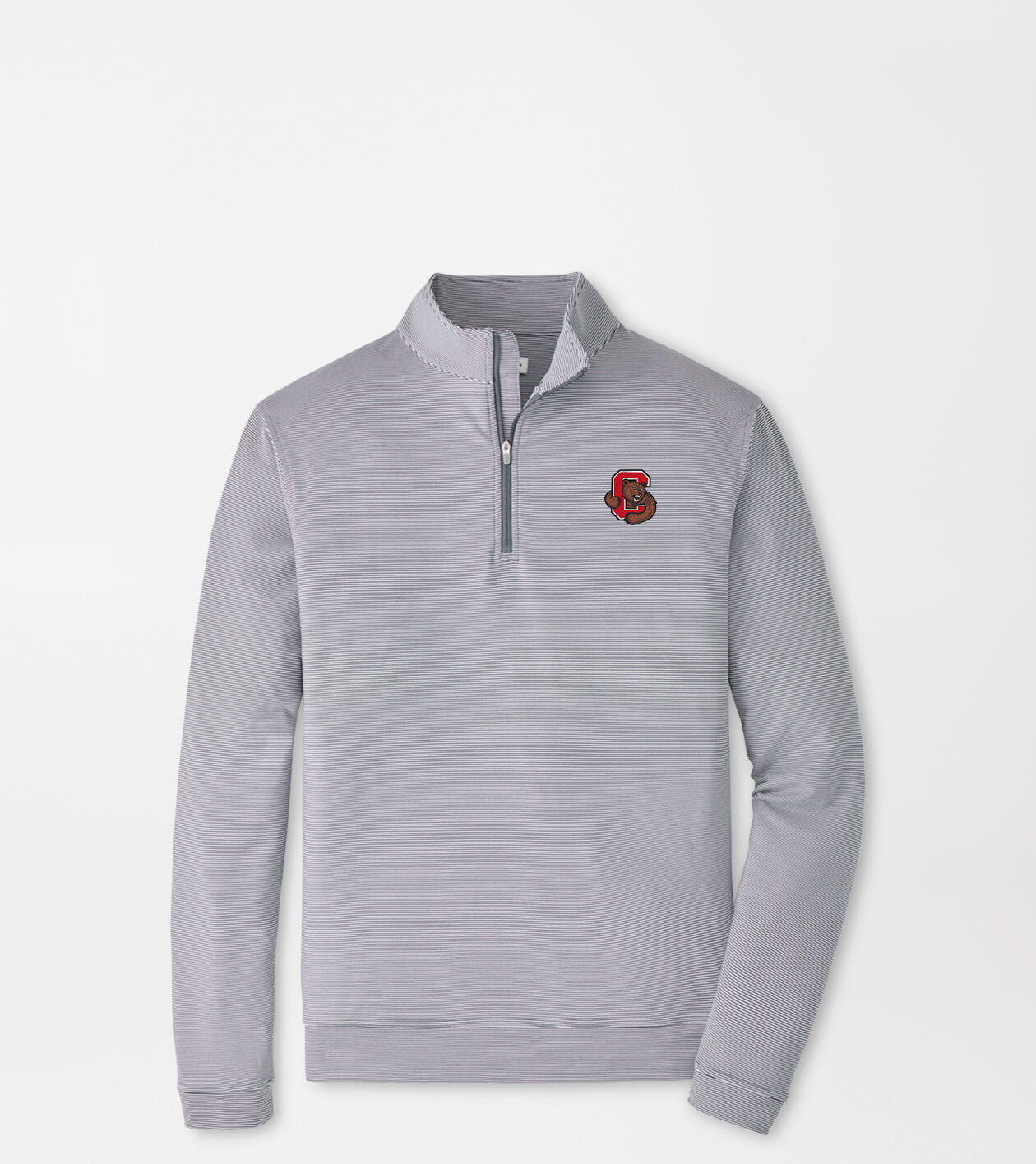 Cornell Perth Sugar Stripe Performance Quarter-Zip 1 Cornell Perth Sugar Stripe Performance Quarter-Zip