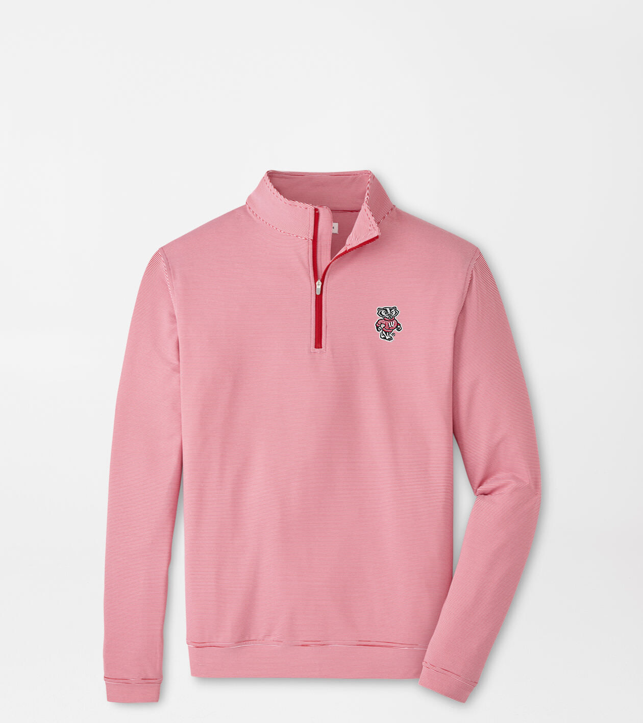 Wisconsin Perth Mini-Stripe Performance Pullover