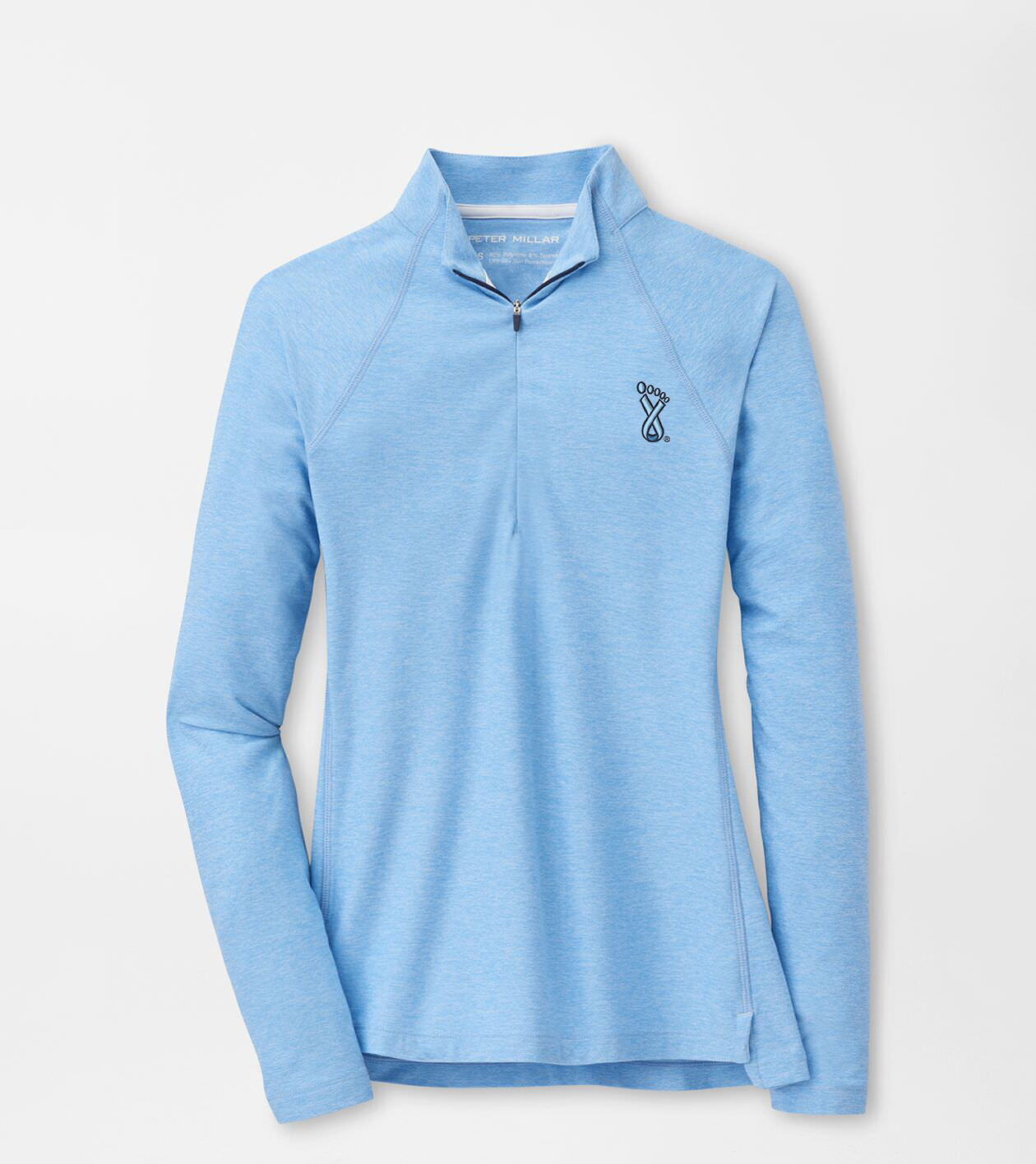 UNC Lineberger Cancer Center Women's Mélange Raglan-Sleeve Perth Layer 1 UNC Lineberger Cancer Center Women's Mélange Raglan-Sleeve Perth Layer