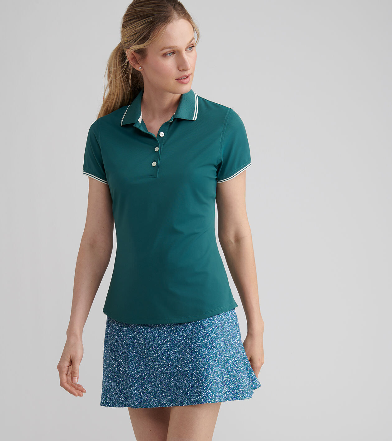 Canterbury Tipped Sport Mesh Short-Sleeve Polo