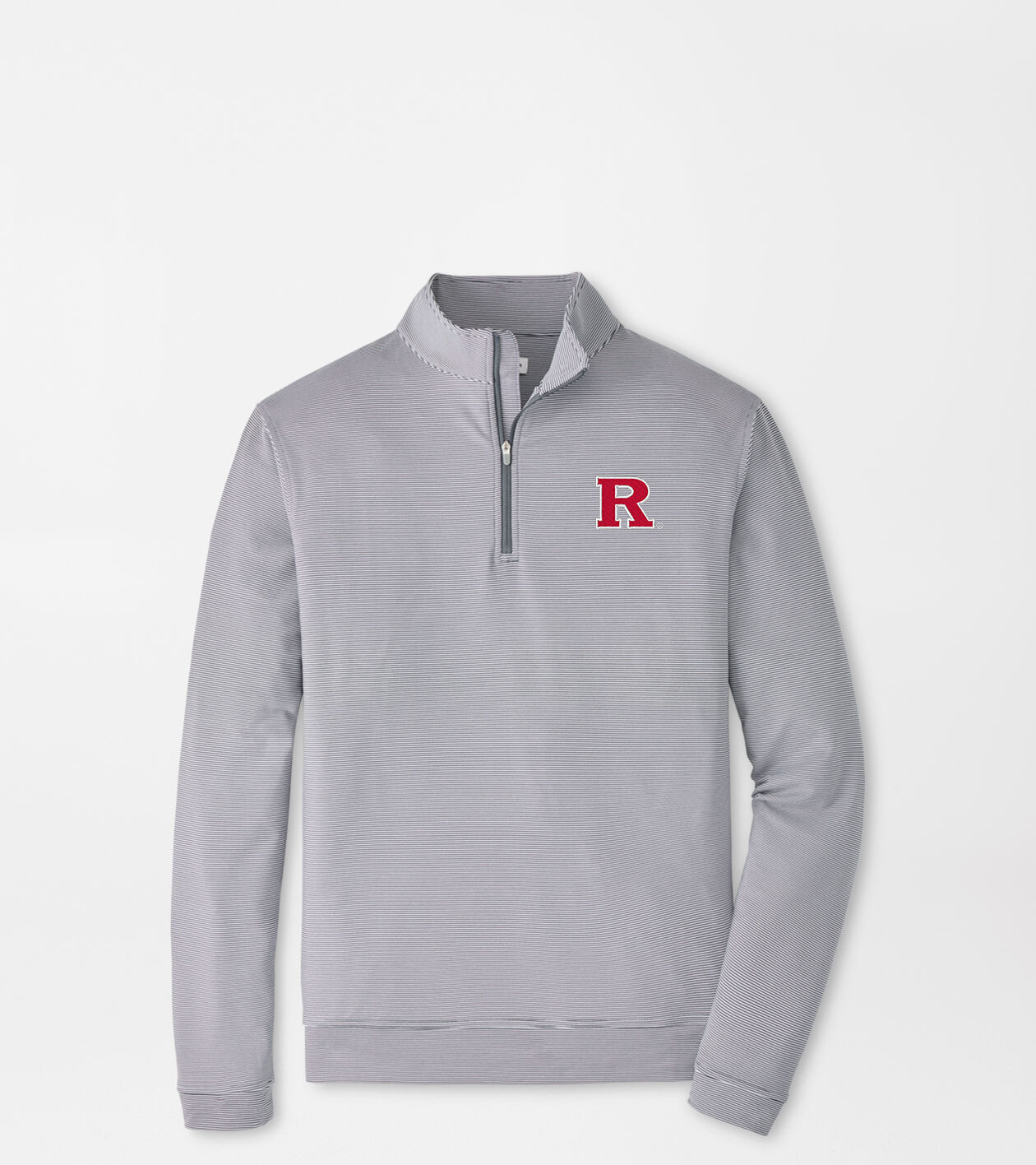 Rutgers Perth Mini-Stripe Performance Pullover