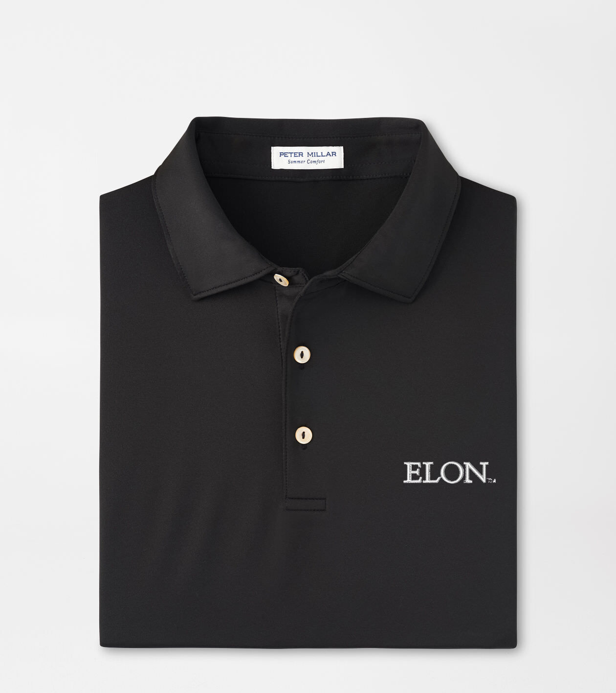 Elon Solid Performance Jersey Polo (Sean Self Collar) 1 Elon Solid Performance Jersey Polo (Sean Self Collar)
