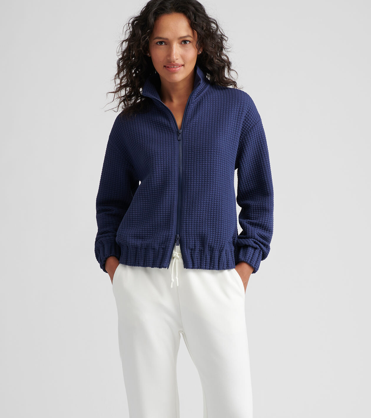 Flora Knit Jacquard Full-Zip Layer 2 Flora Knit Jacquard Full-Zip Layer