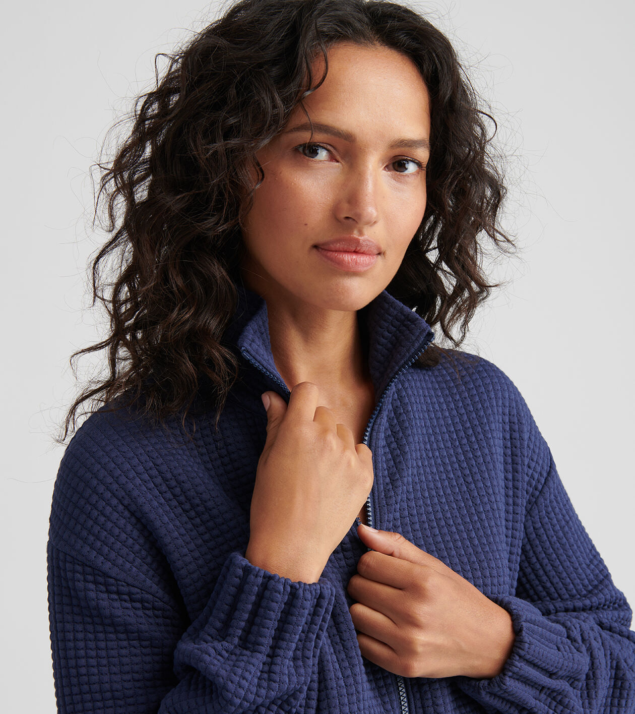 Flora Knit Jacquard Full-Zip Layer 4 Flora Knit Jacquard Full-Zip Layer