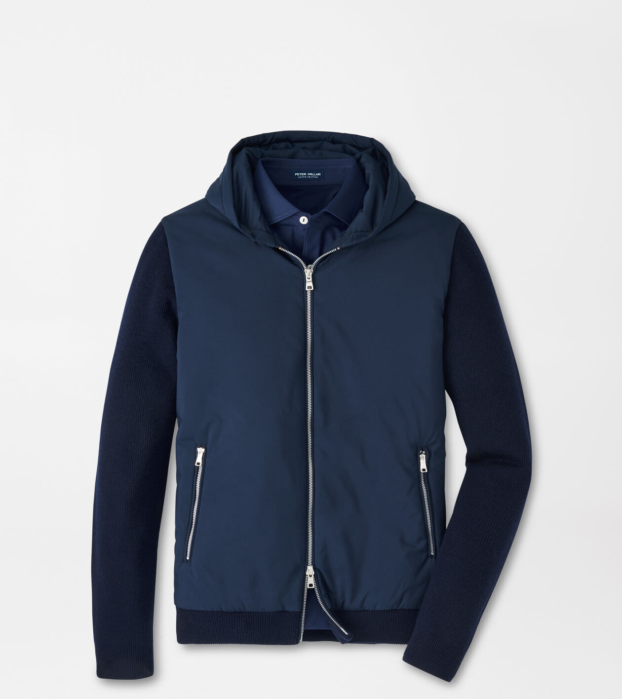 Holdridge Hybrid Full-Zip Hoodie Sweater