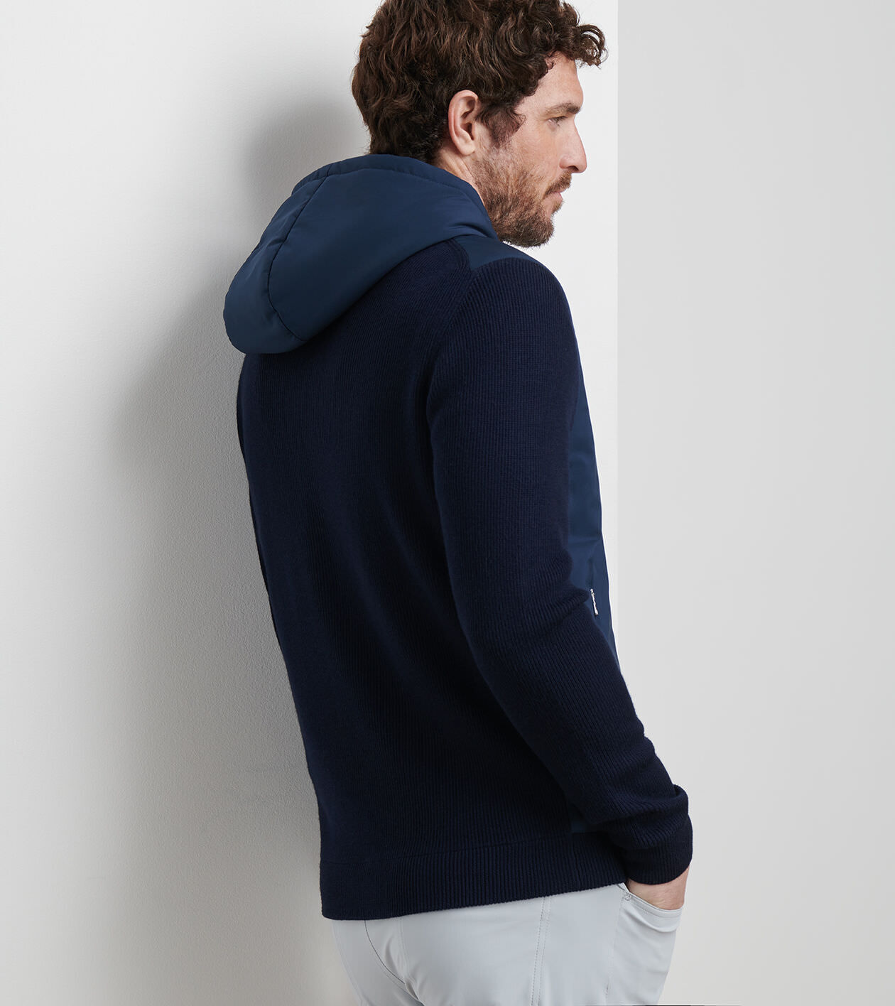 Holdridge Hybrid Full-Zip Hoodie Sweater