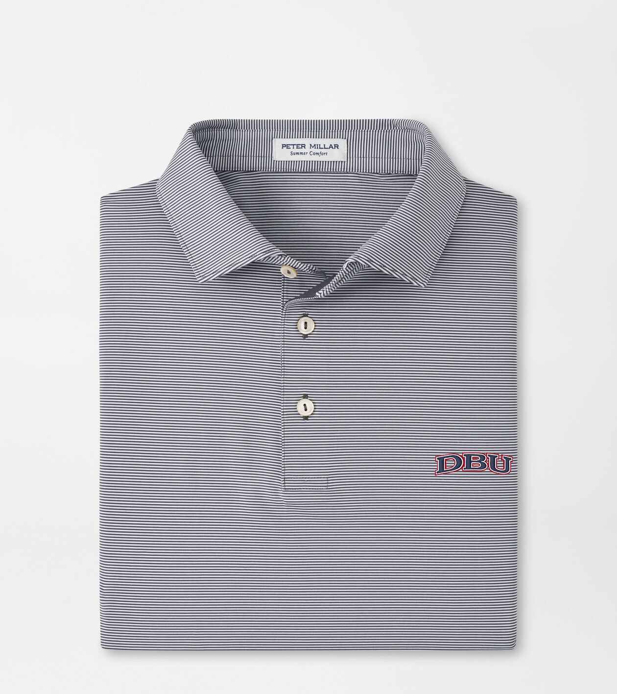Dallas Baptist University Jubilee Stripe Performance Polo