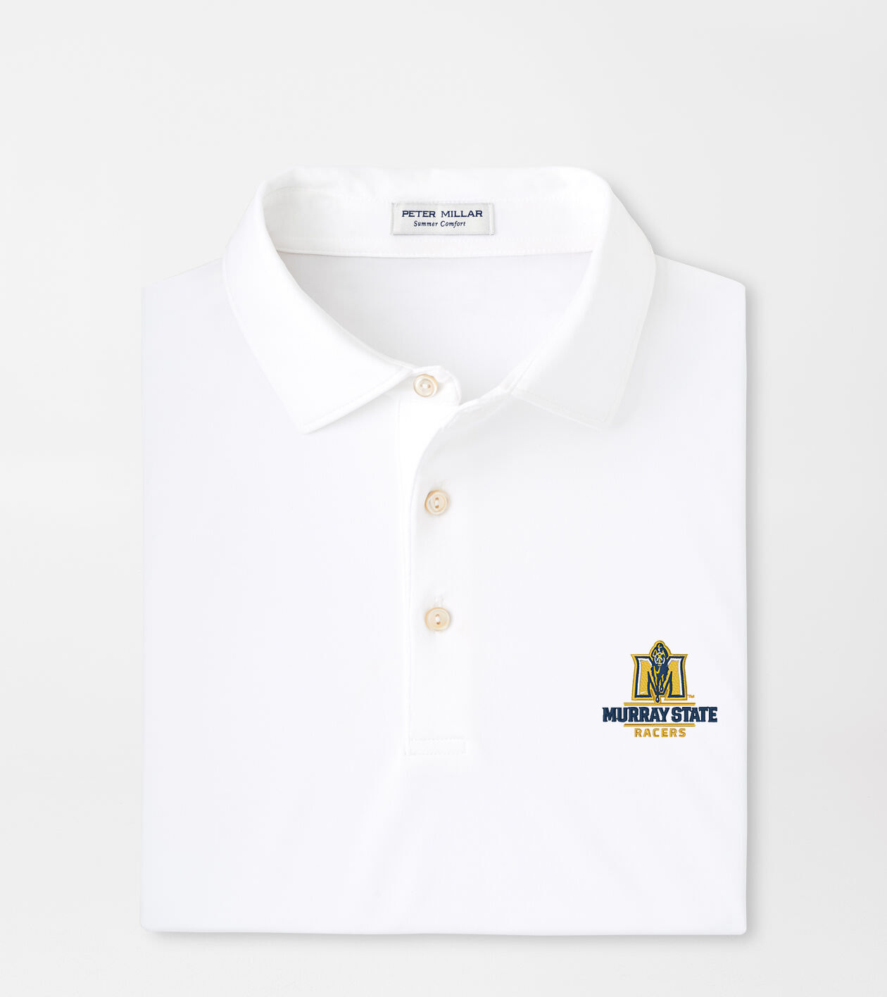 Murray State Solid Performance Jersey Polo (Sean Self Collar)