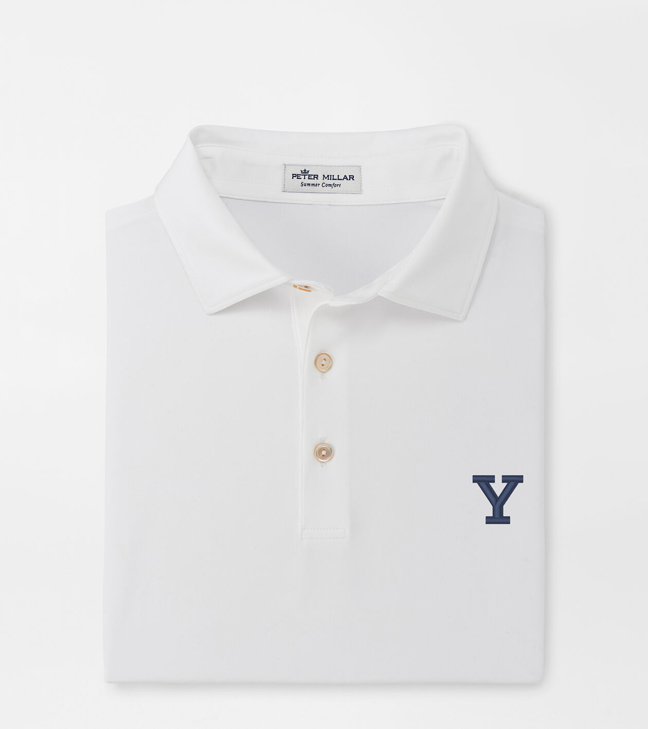 Yale Solid Performance Jersey Polo (Sean Self Collar)