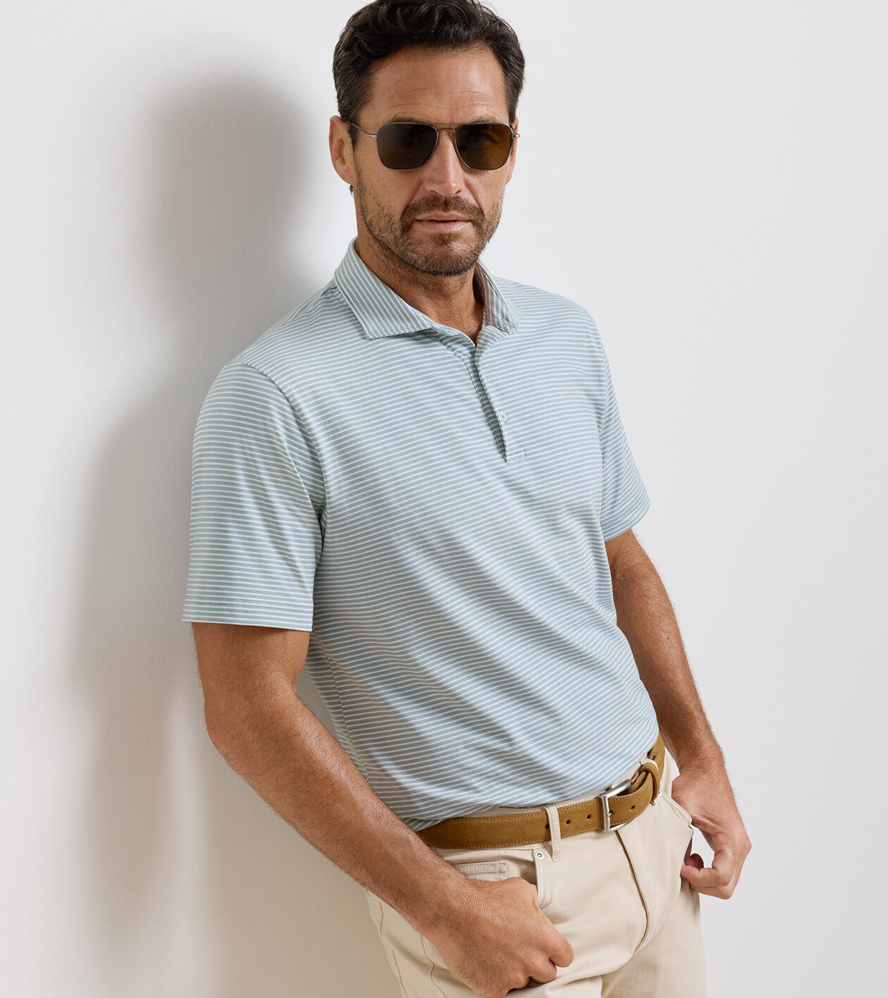 Calvert Crown Flex Cotton Polo 2 Calvert Crown Flex Cotton Polo
