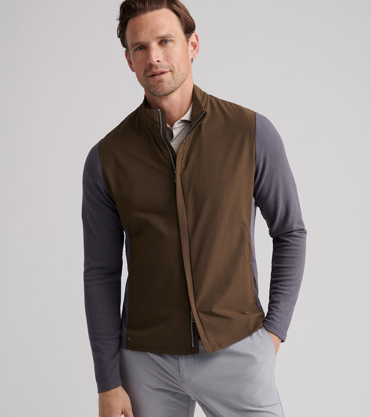 Solstice Performance Hybrid Full-Zip Cardigan