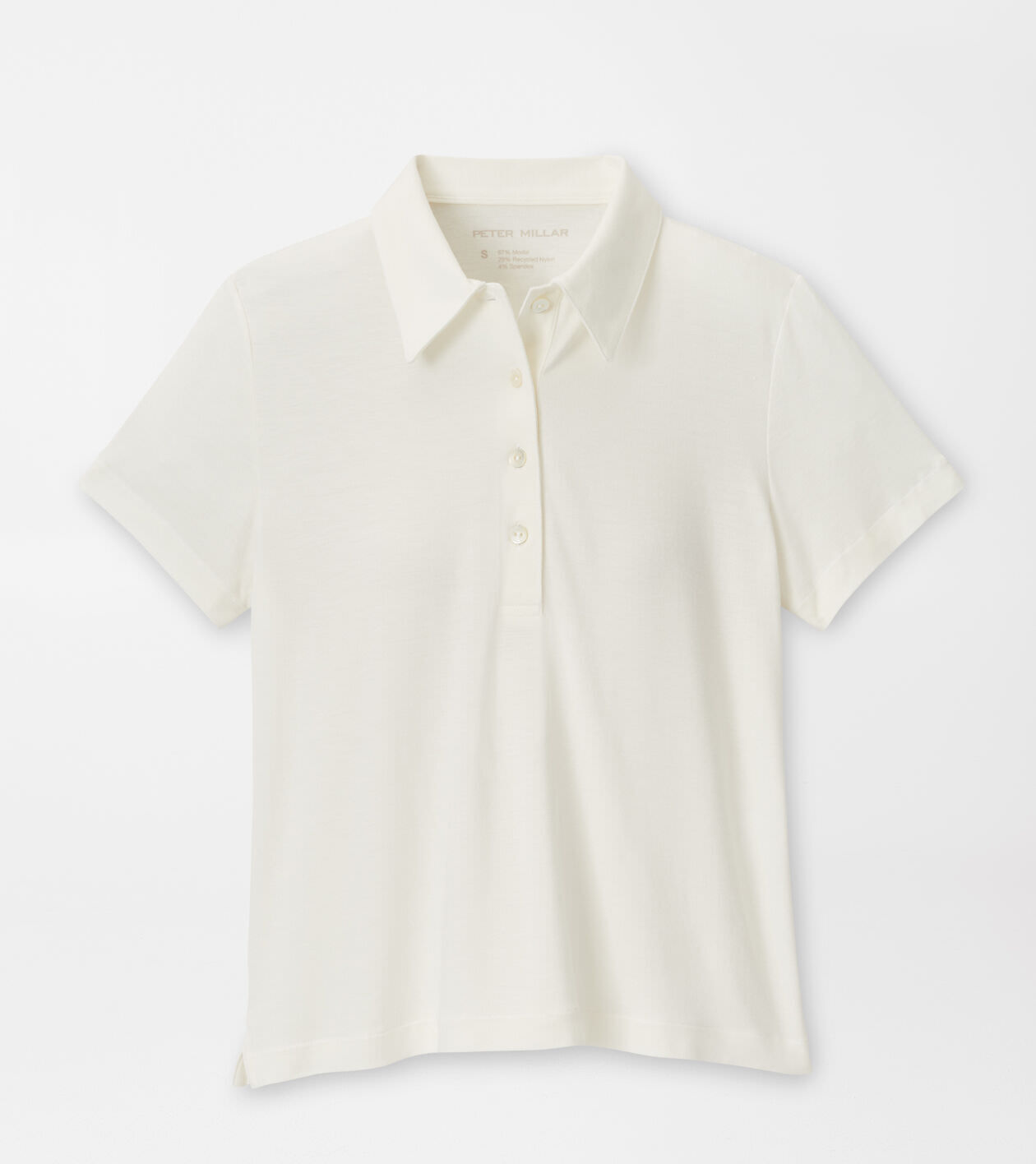 Flora Knit Jersey Collared Short-Sleeve