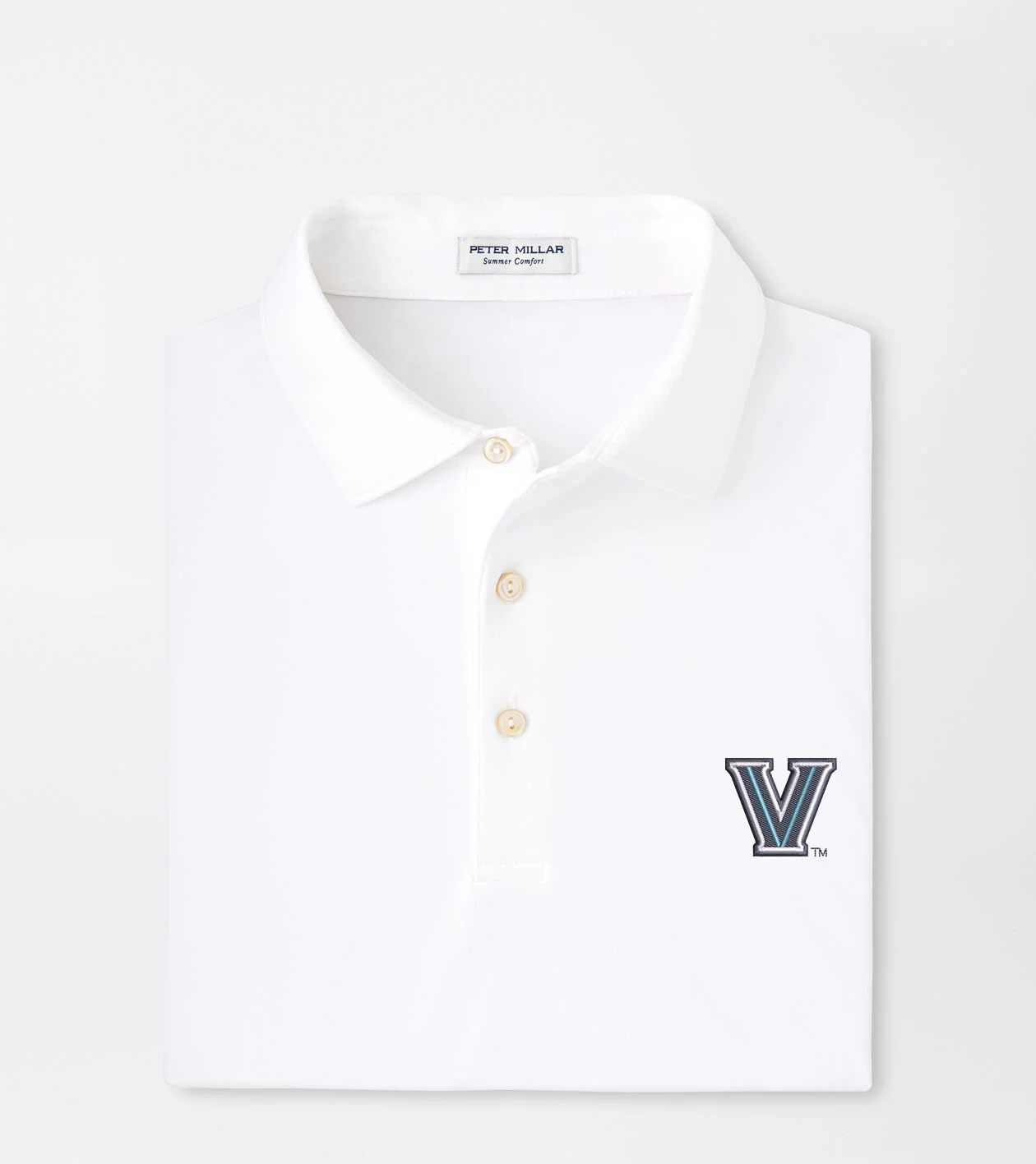 Villanova Solid Performance Jersey Polo