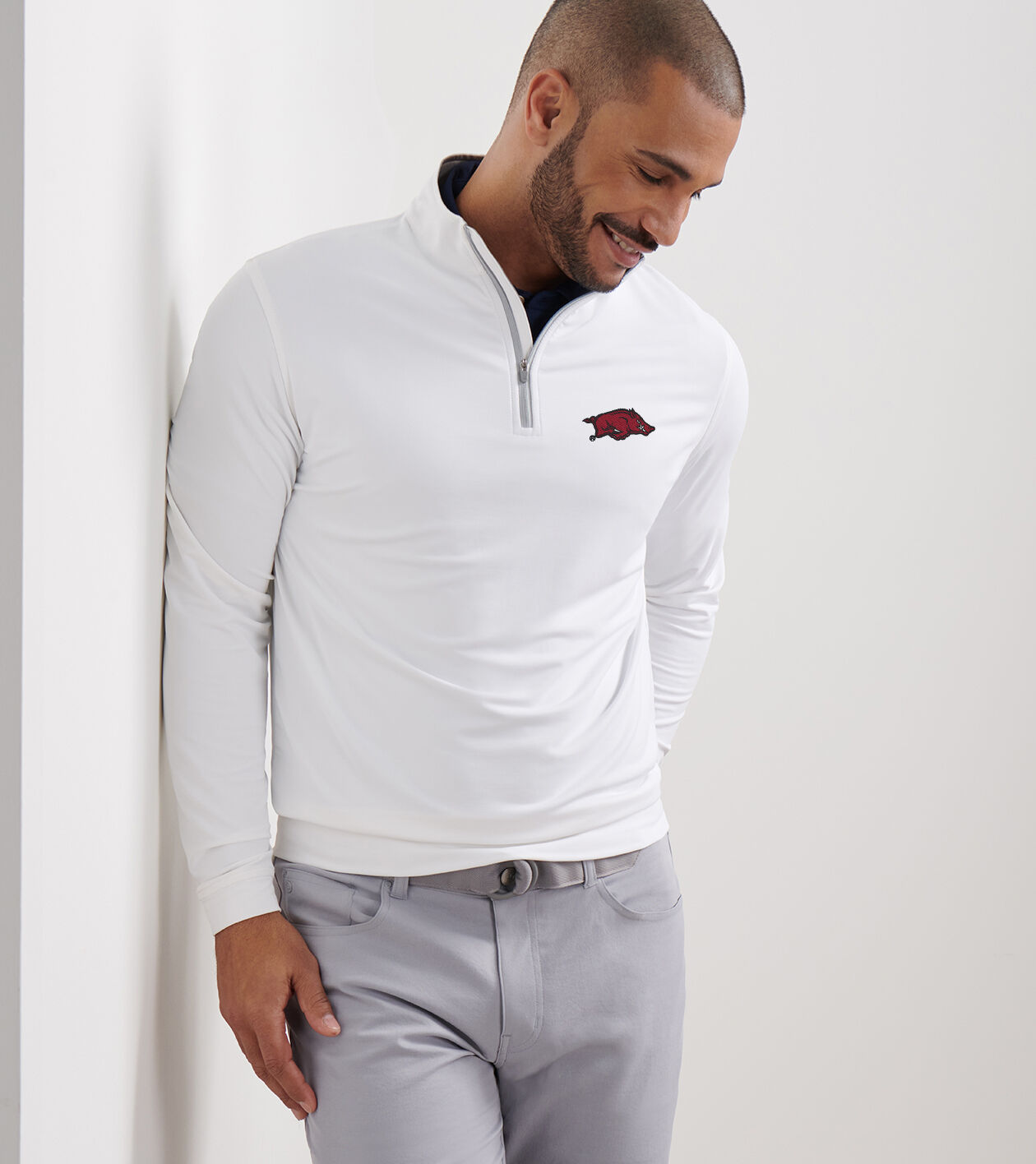 Arkansas Perth Performance Quarter-Zip 1 Arkansas Perth Performance Quarter-Zip