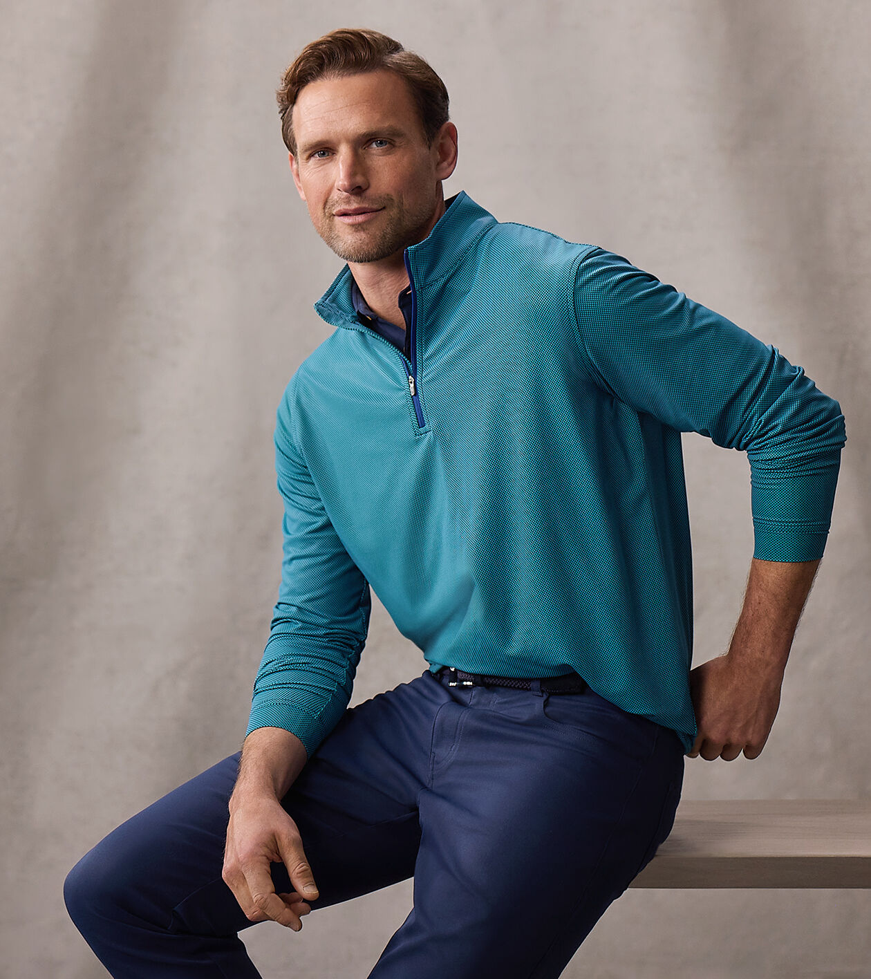 Perth Birdseye Performance Quarter-Zip 6 Perth Birdseye Performance Quarter-Zip