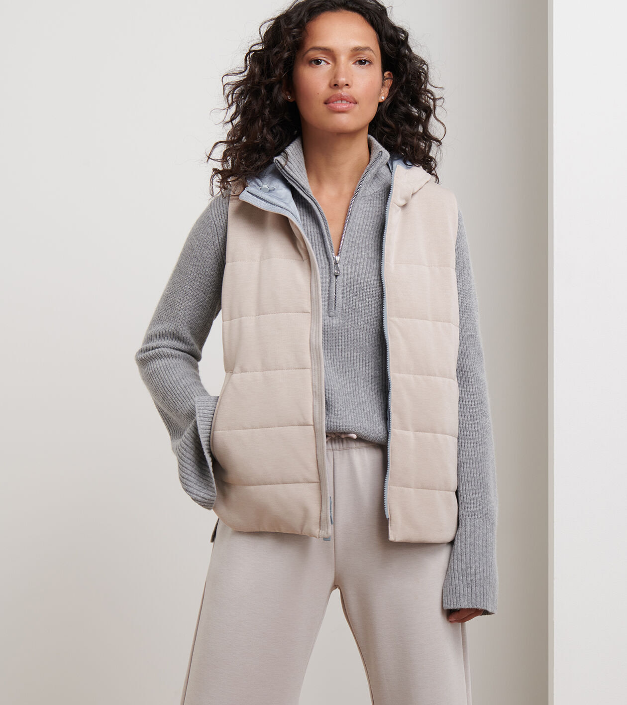 Flora Reversible Vest With Hood