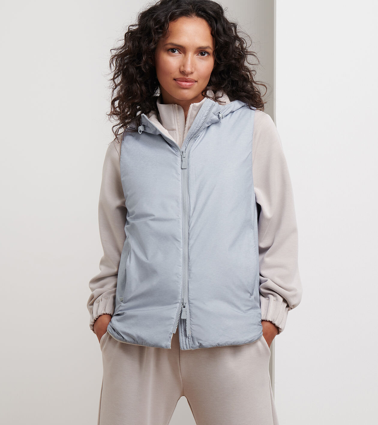 Flora Reversible Vest With Hood 5 Flora Reversible Vest With Hood