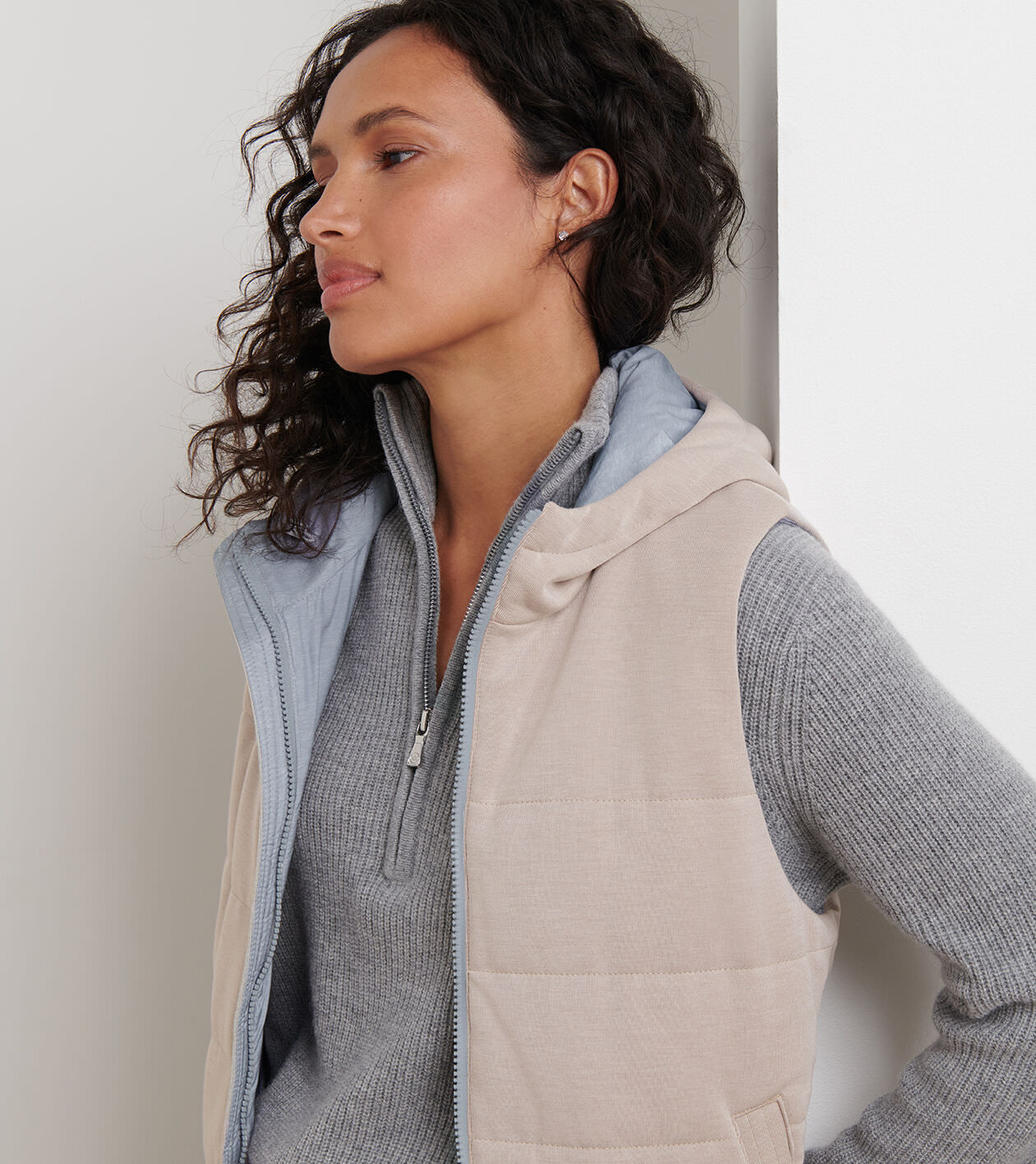 Flora Reversible Vest With Hood 6 Flora Reversible Vest With Hood