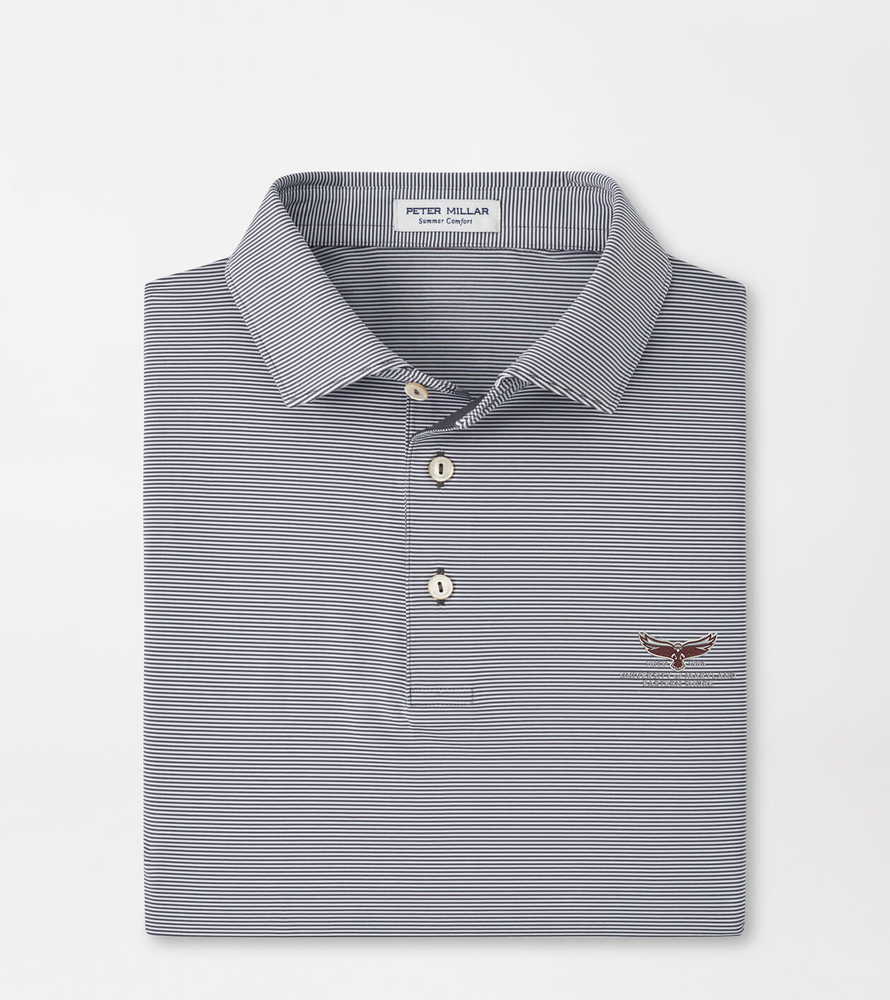 Maryland Eastern Shore Jubilee Stripe Performance Polo